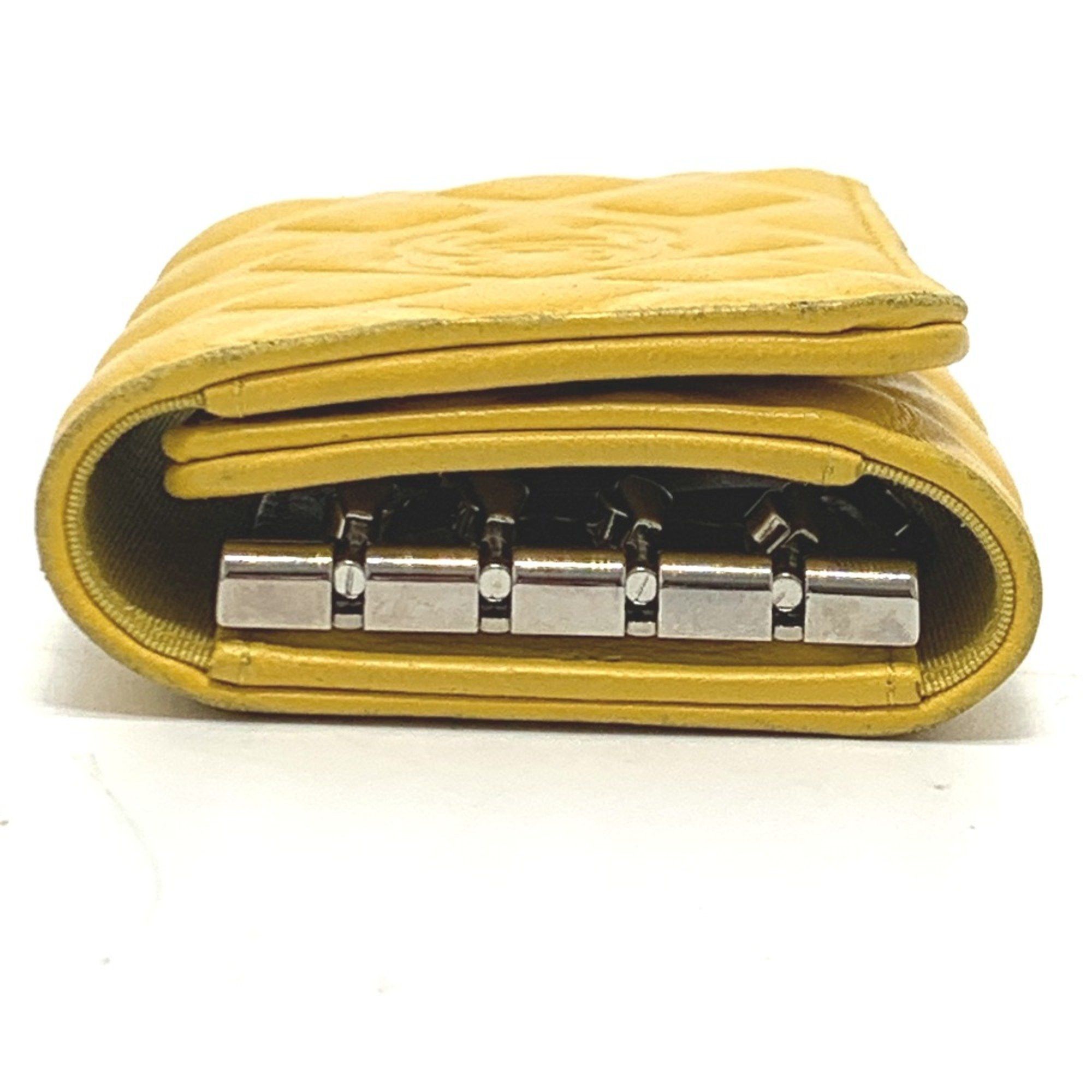 Chanel Chanel CC Mark 4 stations with key ring Key Case yellow Size ONE SIZE - 6 Thumbnail