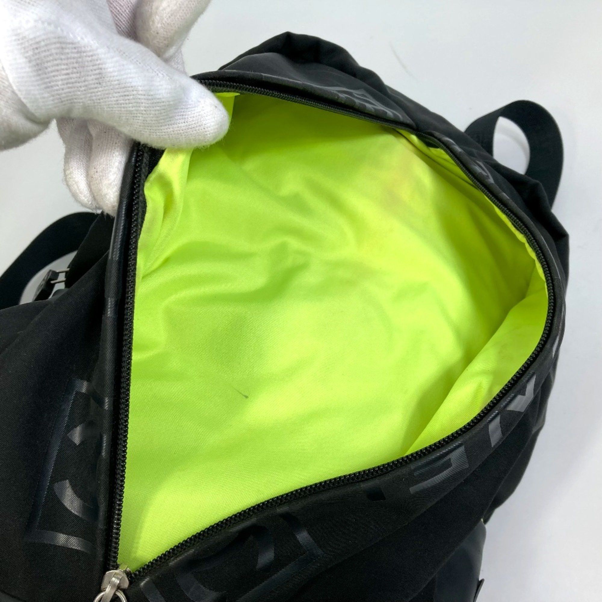 Chanel Chanel Sports line Backpack Backpack Black x neon yellow Size ONE SIZE - 11 Thumbnail