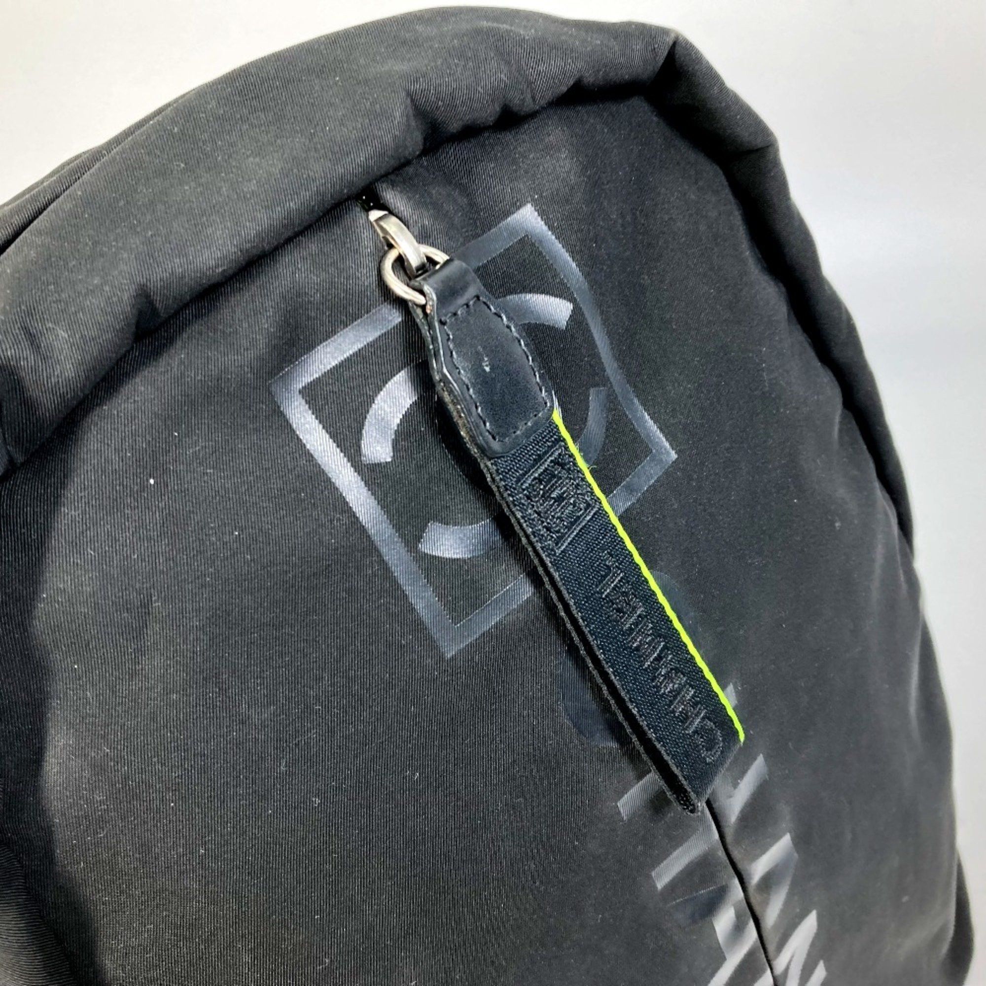 Chanel Chanel Sports line Backpack Backpack Black x neon yellow Size ONE SIZE - 8 Thumbnail