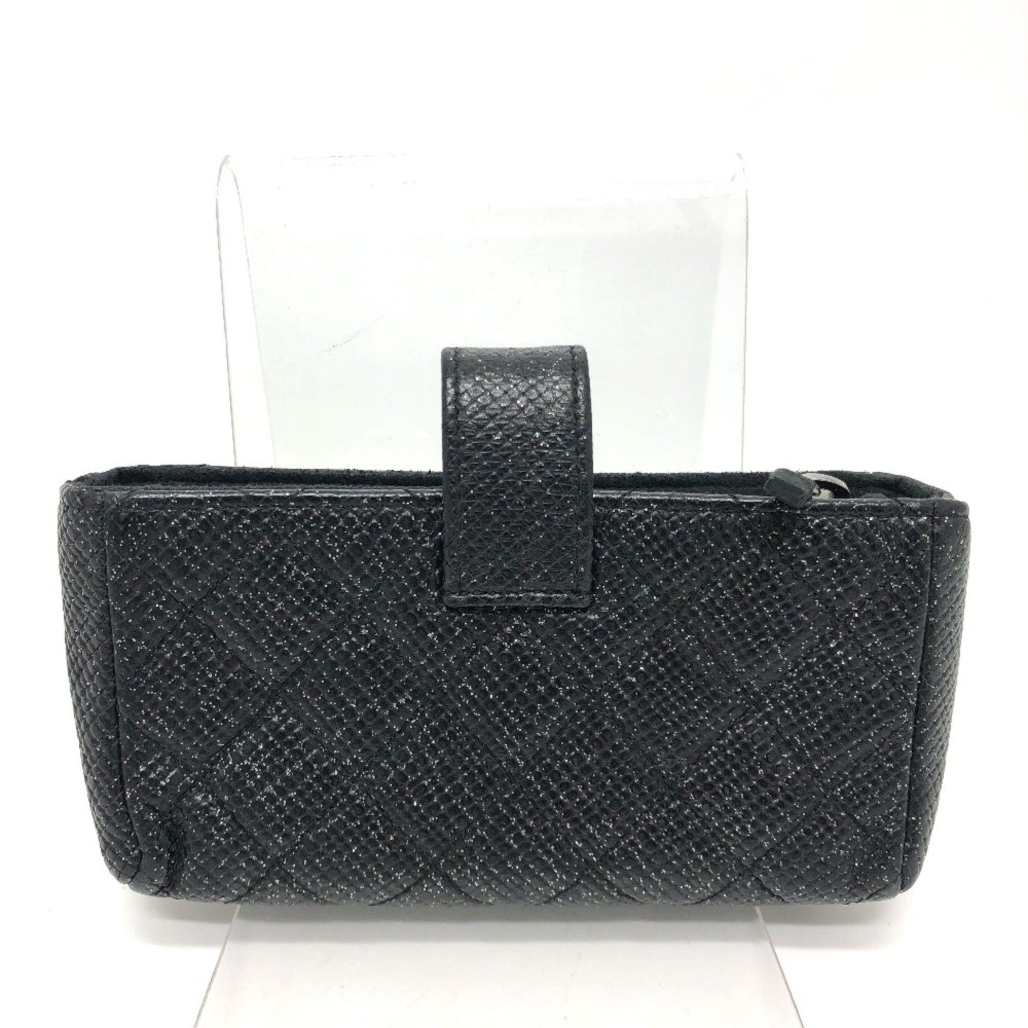 Chanel Chanel CC Mark coin purse/Coin Compartment Pouch Black SilverHardware Size ONE SIZE - 2 Thumbnail