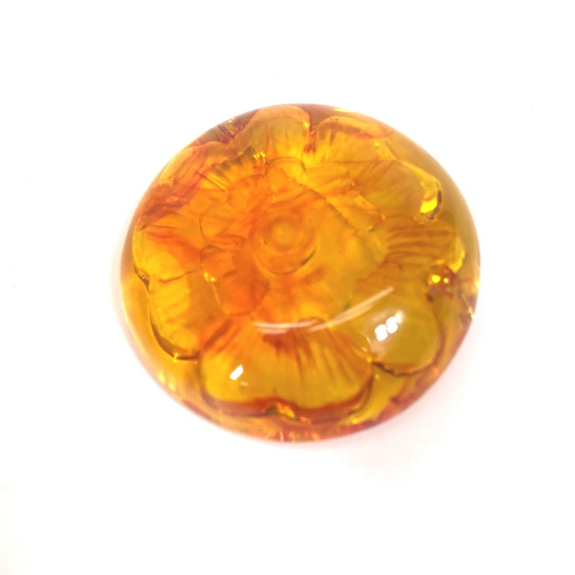 Chanel Chanel Brand accessories circle type Brooch Orange Size ONE SIZE - 4 Thumbnail