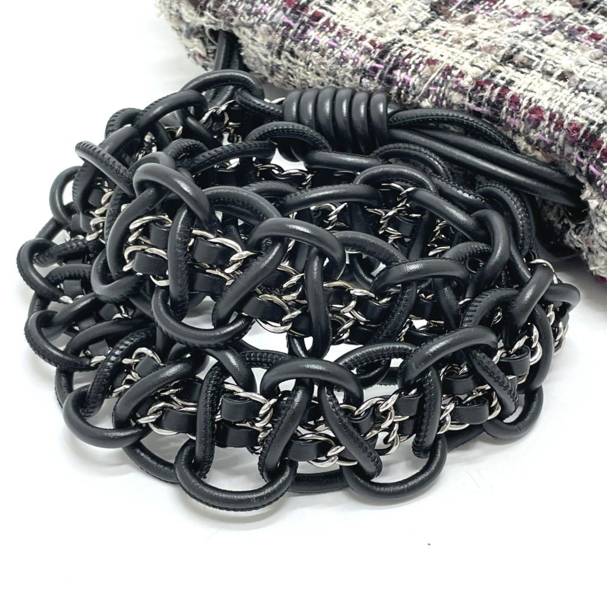 Chanel Chanel Camelia chain bag bag Shoulder Bag gray SilverHardware Size ONE SIZE - 7 Thumbnail