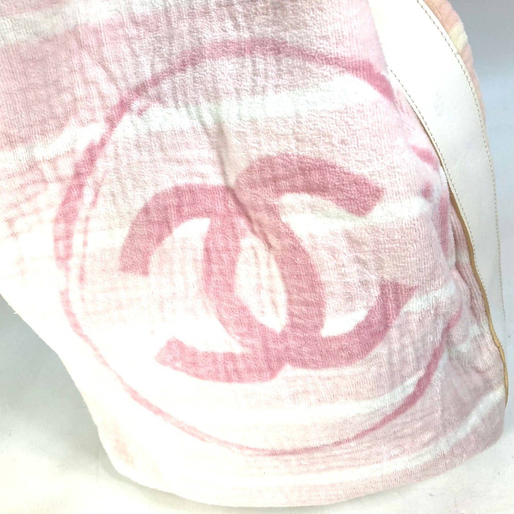 Chanel Chanel beach bag shoulder drawstring bag Shoulder Bag pink White Size ONE SIZE - 16 Thumbnail
