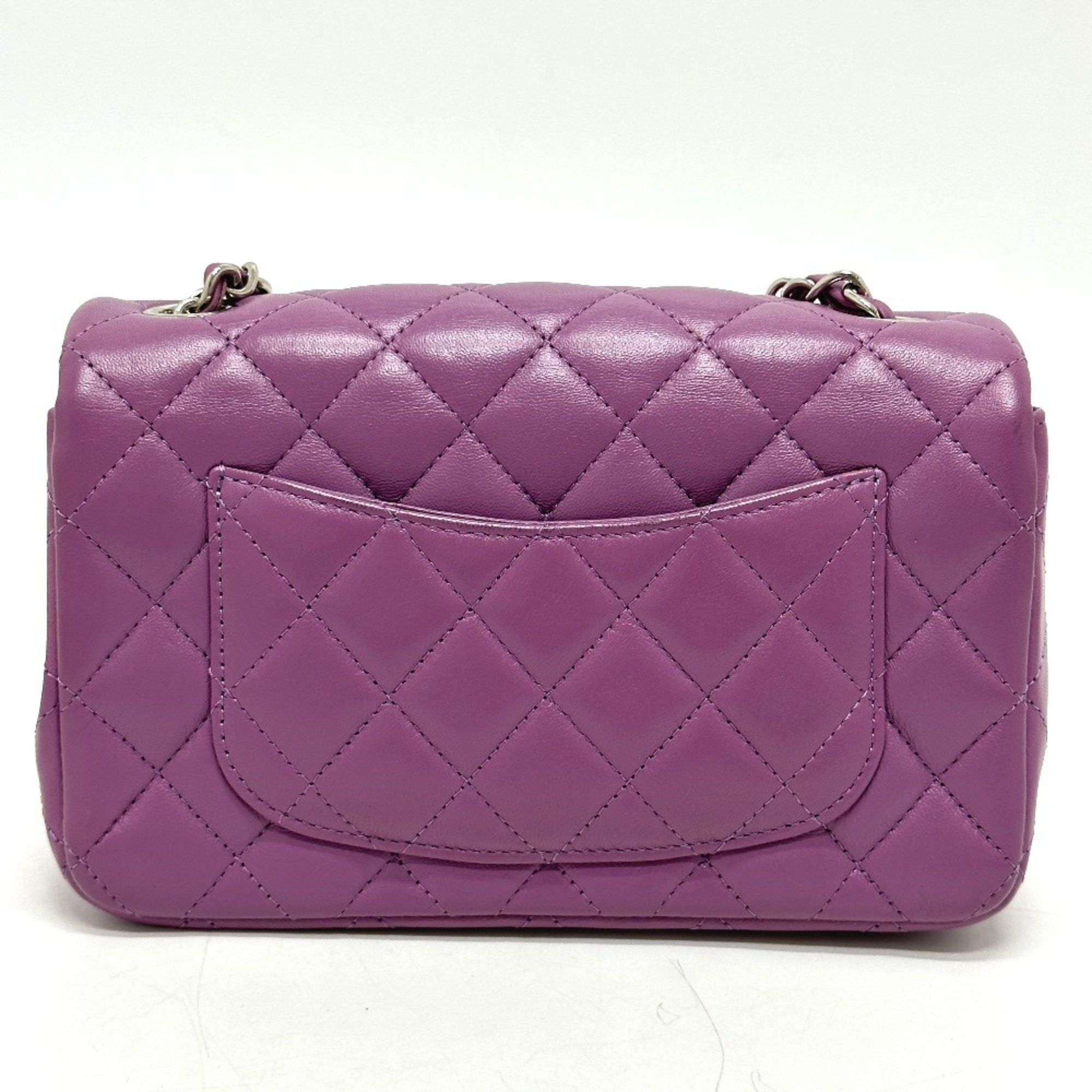 Chanel Chanel CC Mark chain bag Shoulder Bag purple SilverHardware Size ONE SIZE - 2 Thumbnail