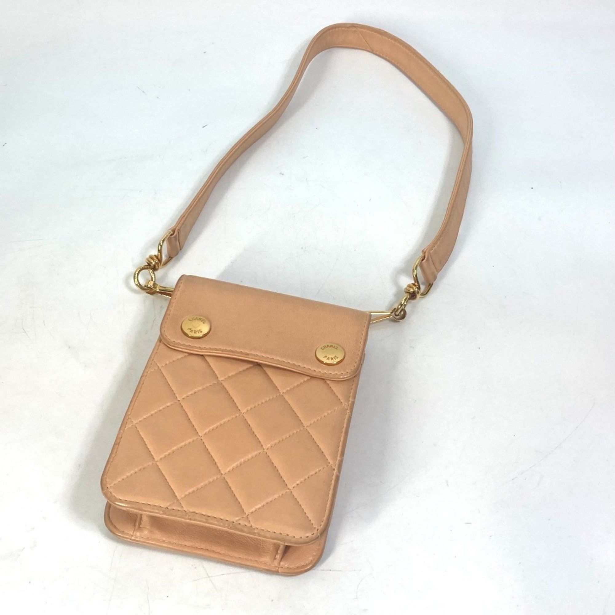 Chanel Chanel neck pouch smartphone pouch Shoulder Shoulder Shoulder Bag Pink Based Size ONE SIZE - 7 Thumbnail