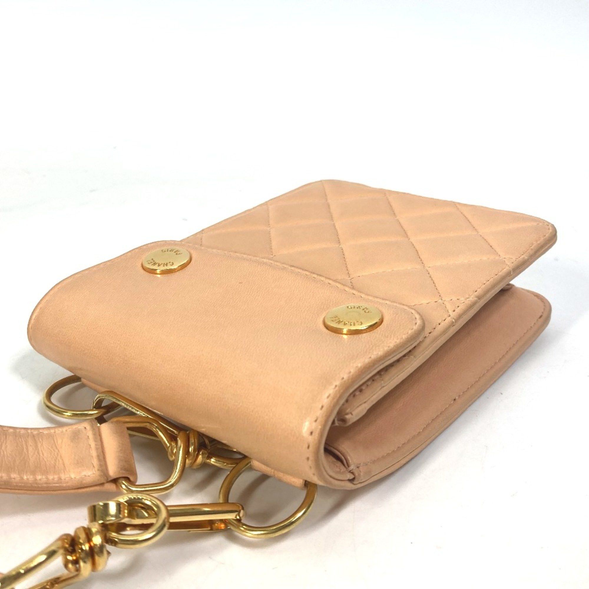 Chanel Chanel neck pouch smartphone pouch Shoulder Shoulder Shoulder Bag Pink Based Size ONE SIZE - 4 Thumbnail