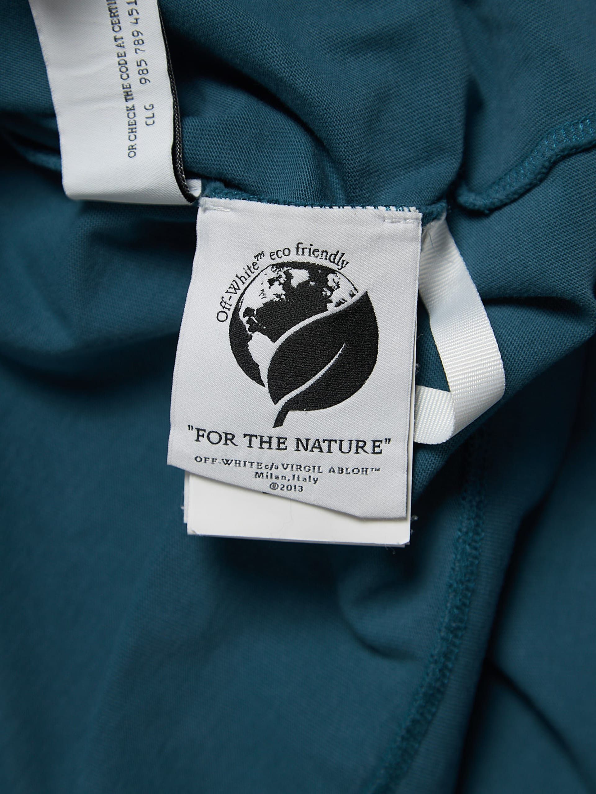 Off-White Emerald Double Layered Printed Cotton Longsleeve Size US M / EU 48-50 / 2 - 4 Thumbnail