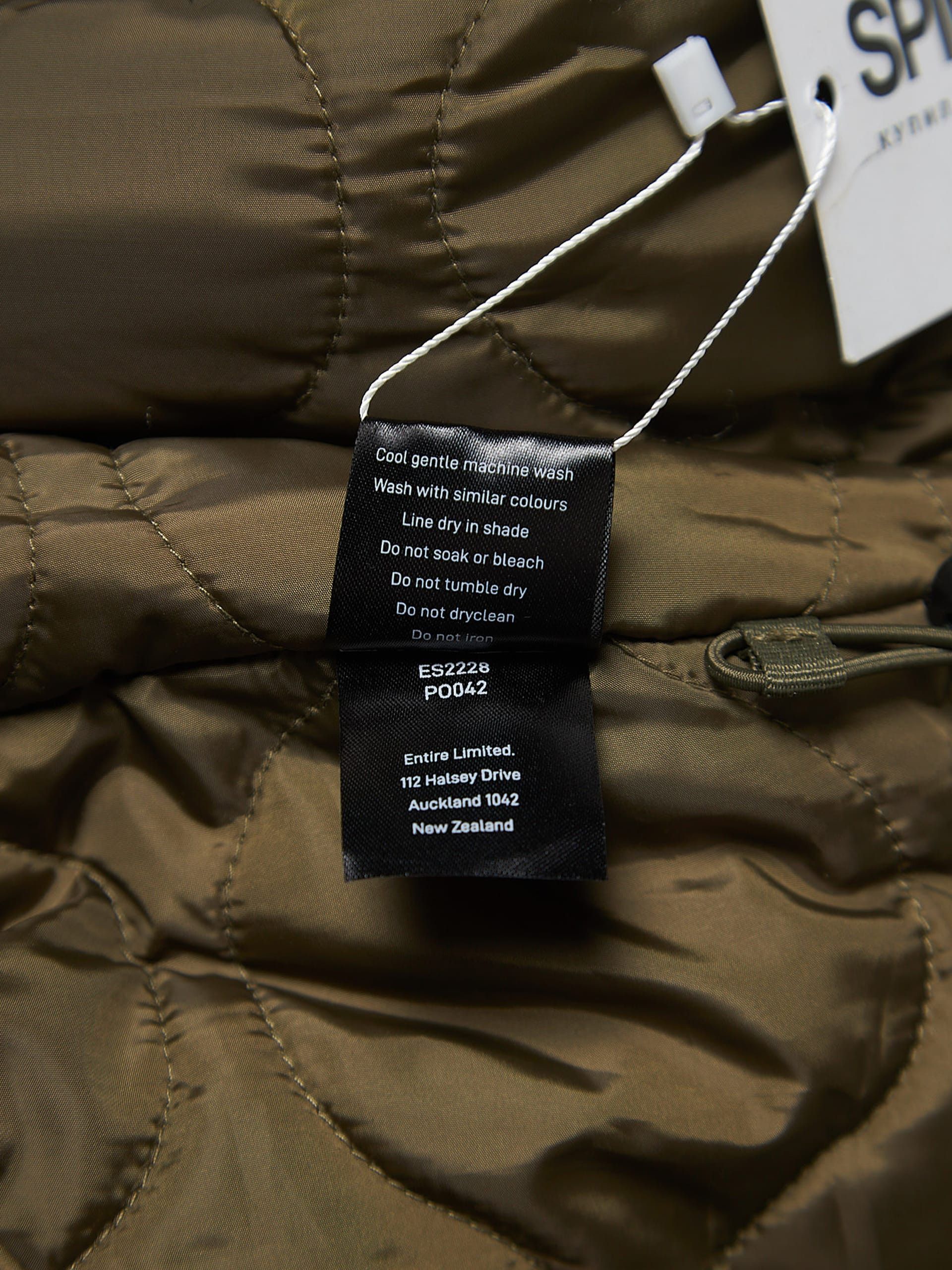 Entire Studios Khaki Quilted Zipped Fleece Polyester Vest Size US L / EU 52-54 / 3 - 5 Thumbnail