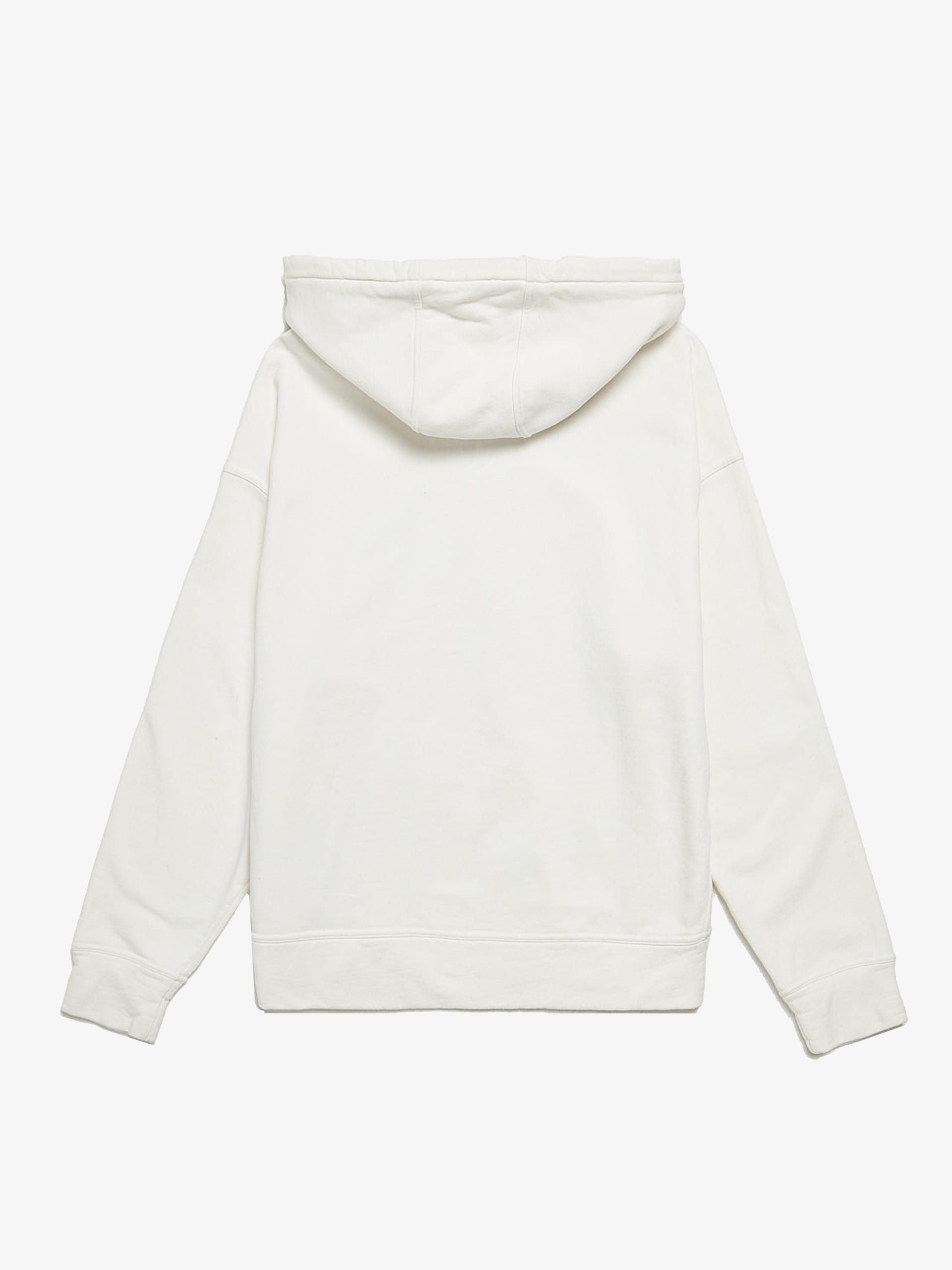 Jil Sander White Logo Printed Cotton Hoodie Size US M / EU 48-50 / 2 - 2 Thumbnail