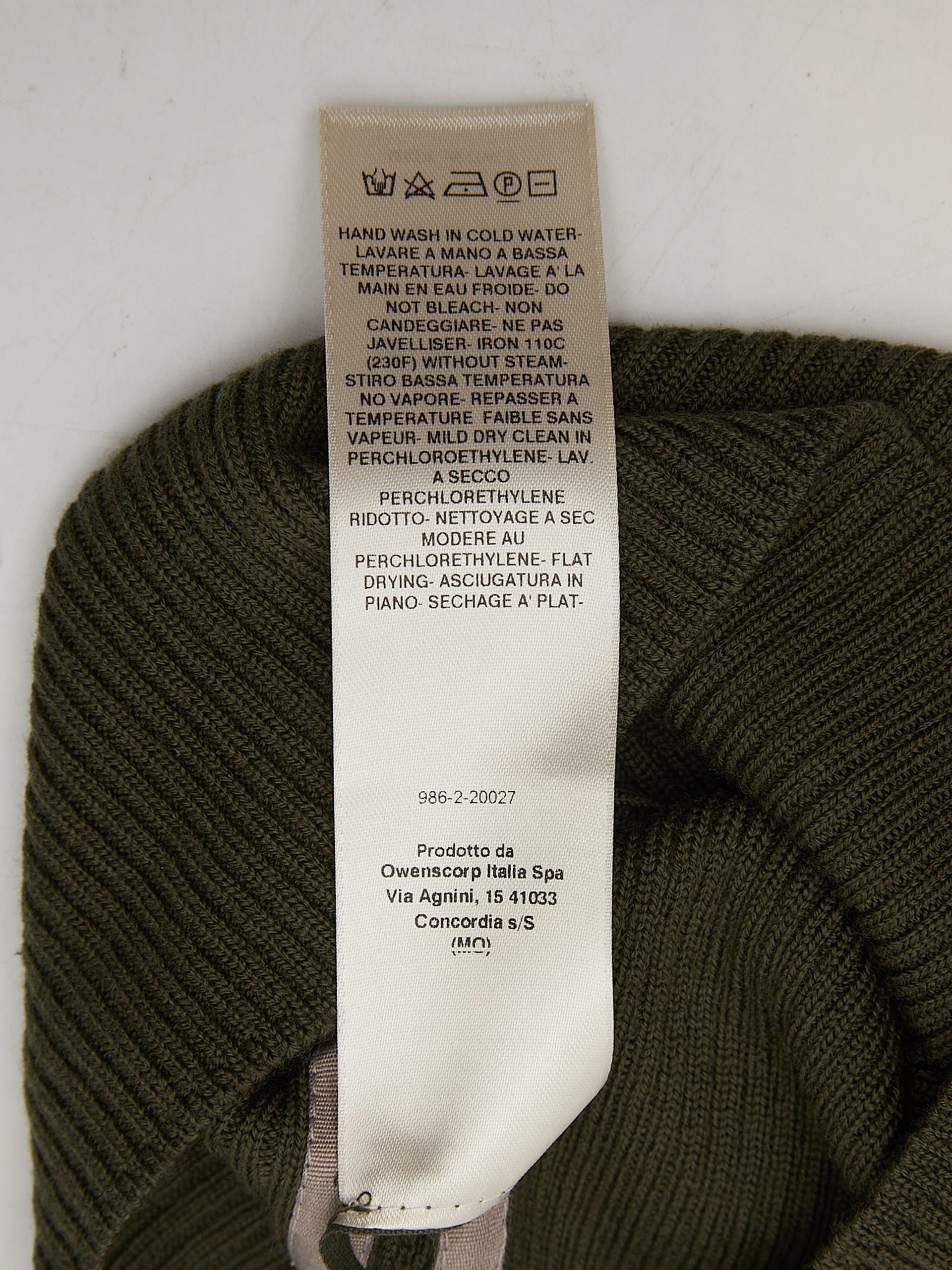 Rick Owens Teal Cashmere Beanie Size ONE SIZE - 4 Thumbnail