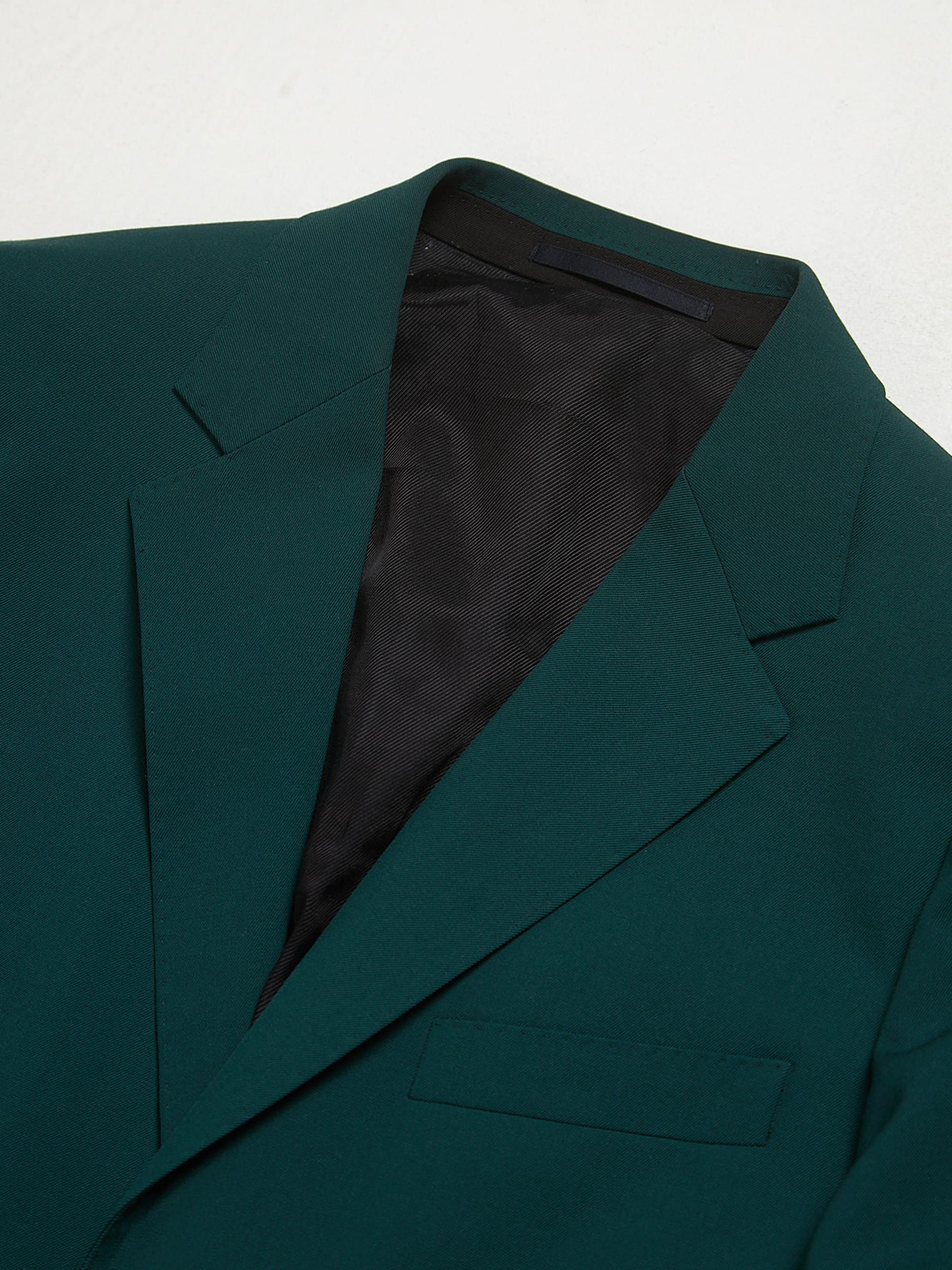 Marni Emerald Single Breasted Cotton Blend Suit Blazer Size US M / EU 48-50 / 2 - 3 Thumbnail