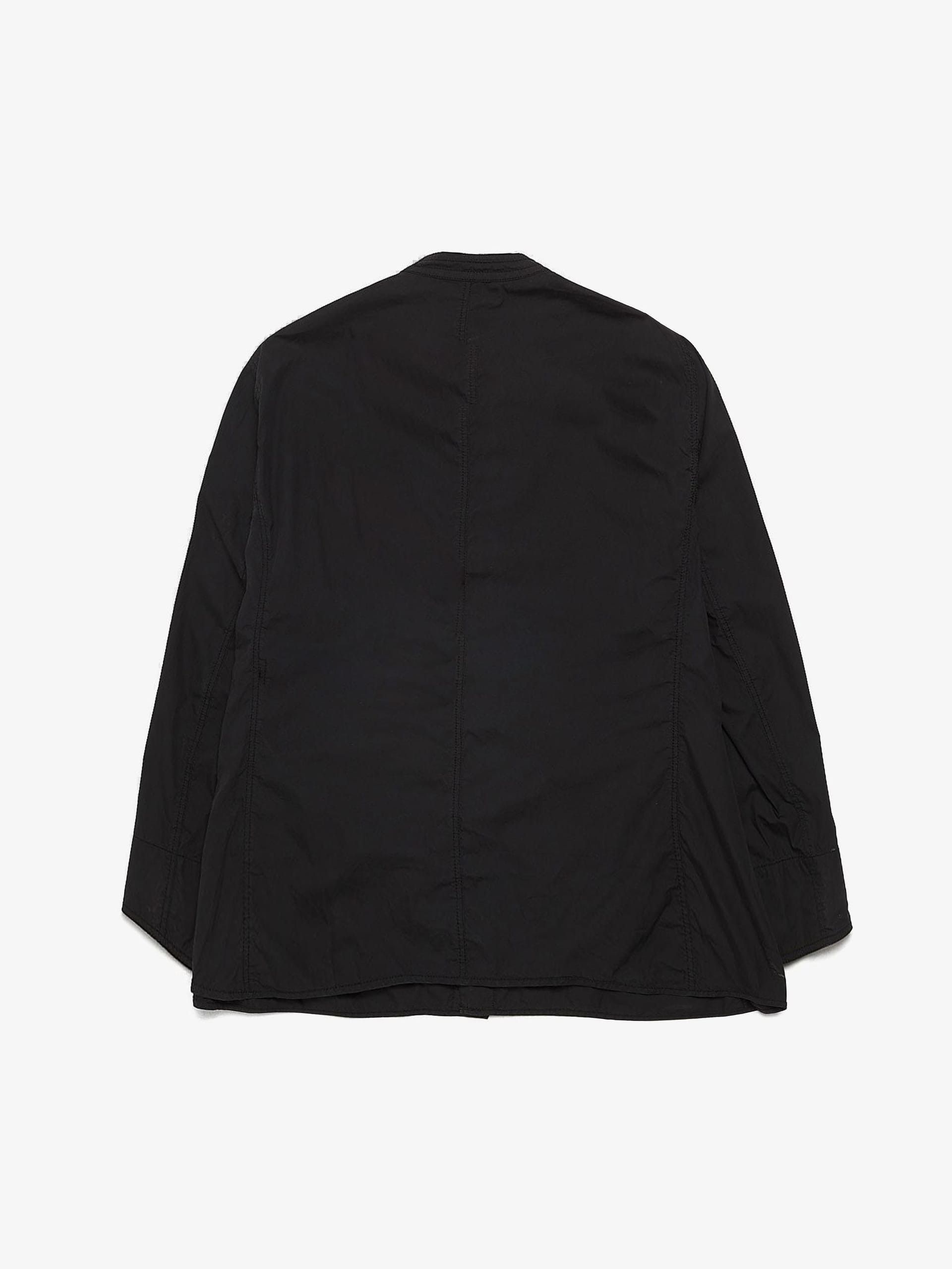 Giorgio Armani Black Mandarin Collar Overshirt Size US XL / EU 56 / 4 - 2 Thumbnail