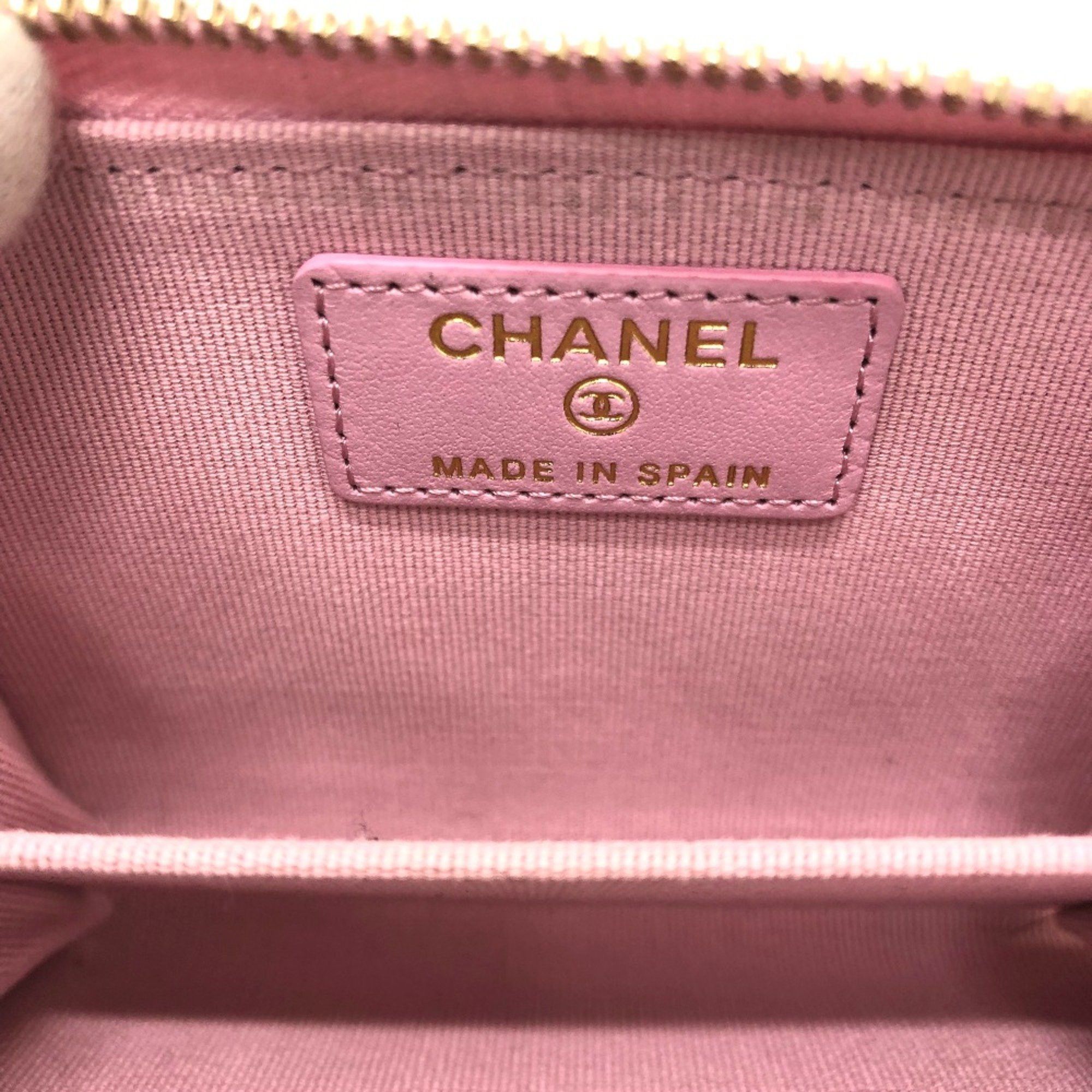 Chanel Chanel CC Mark CC wallet/wallet coin purse pink SilverGoldHardware Size ONE SIZE - 7 Thumbnail