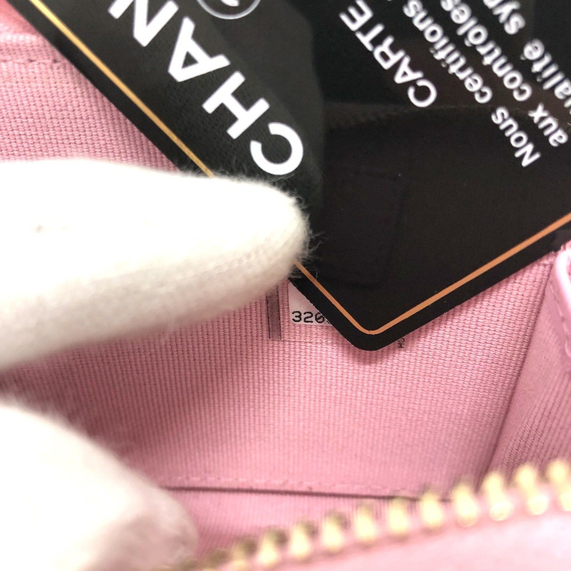 Chanel Chanel CC Mark CC wallet/wallet coin purse pink SilverGoldHardware Size ONE SIZE - 8 Thumbnail
