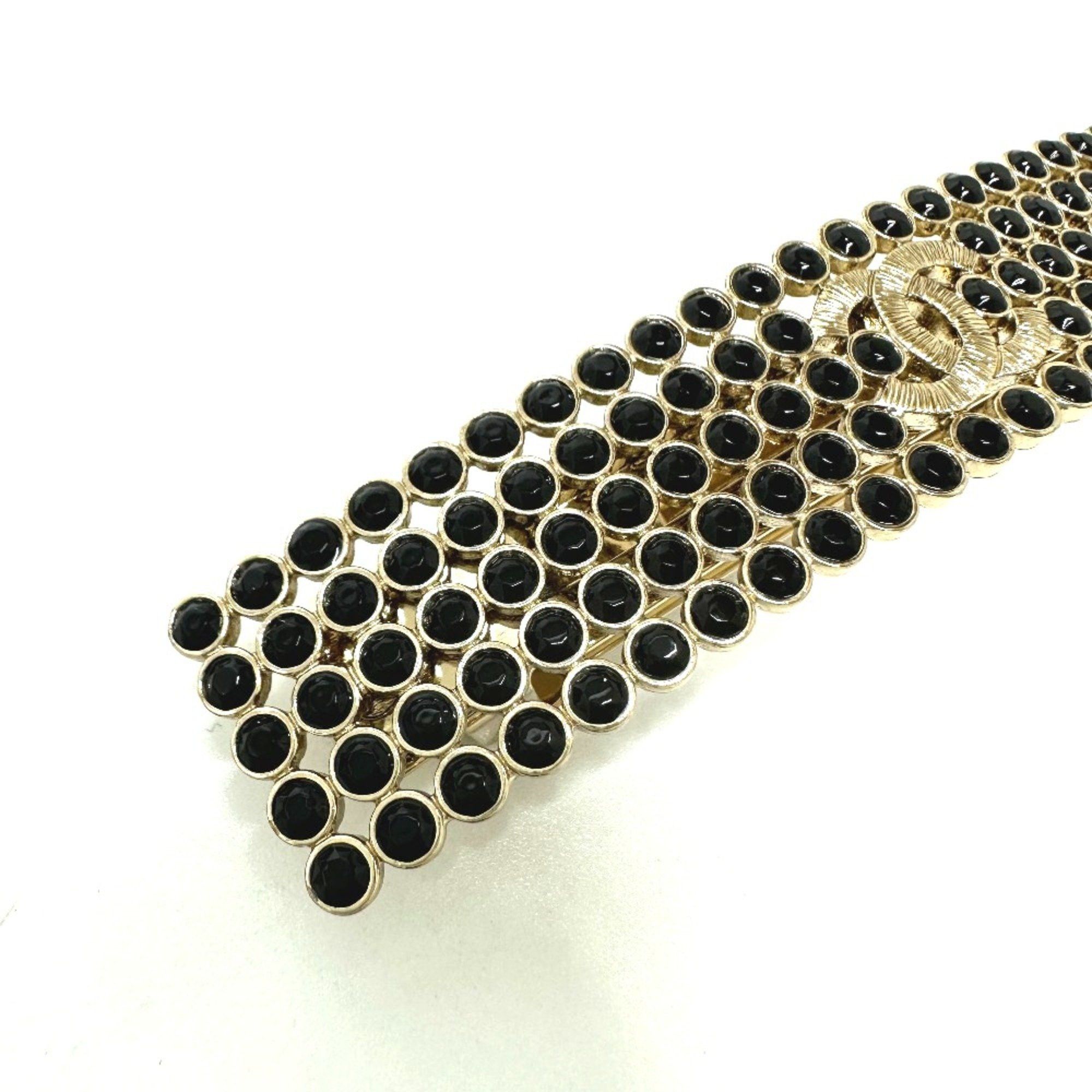 Chanel Chanel logo hair accessory Valletta Gold Size ONE SIZE - 3 Thumbnail