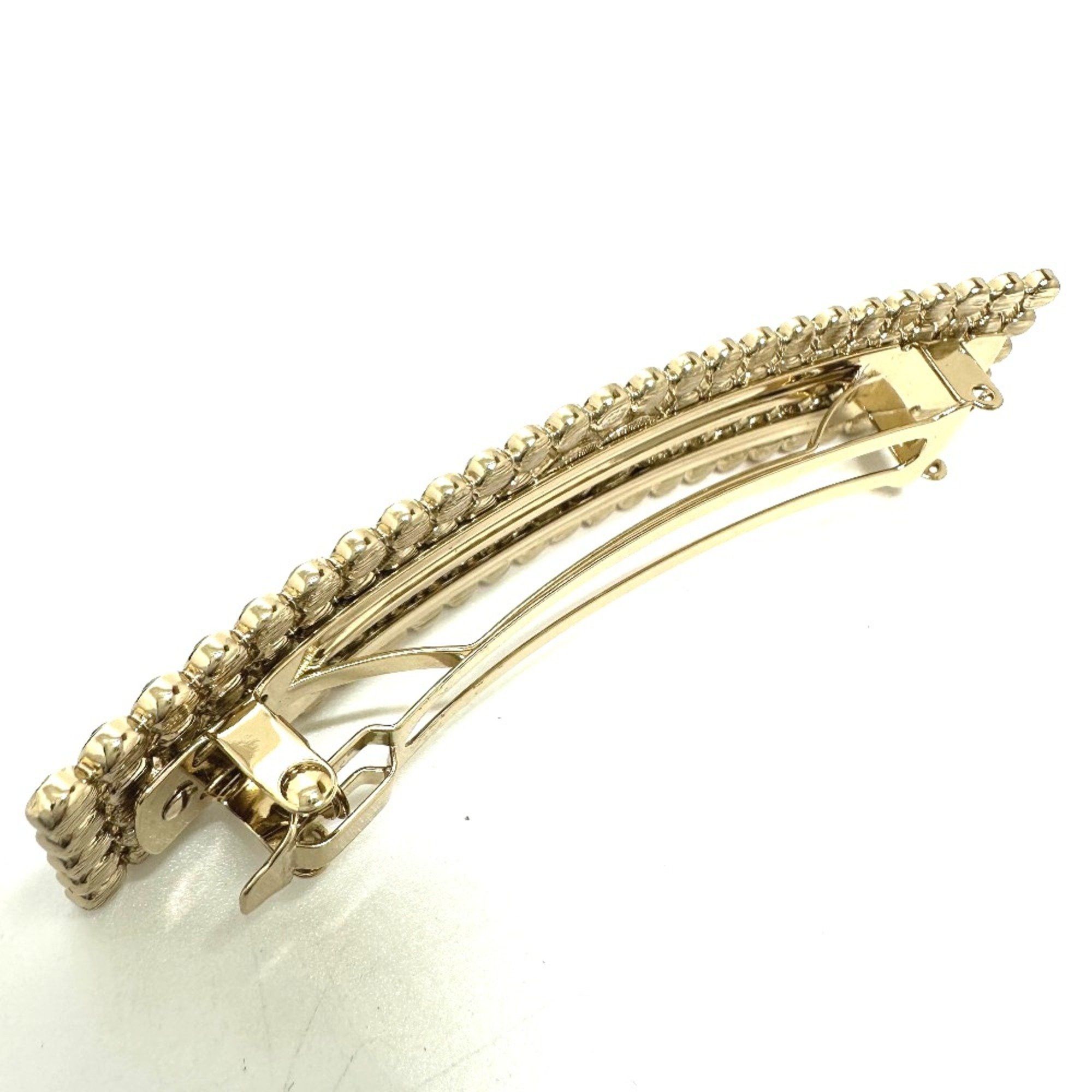 Chanel Chanel logo hair accessory Valletta Gold Size ONE SIZE - 13 Thumbnail