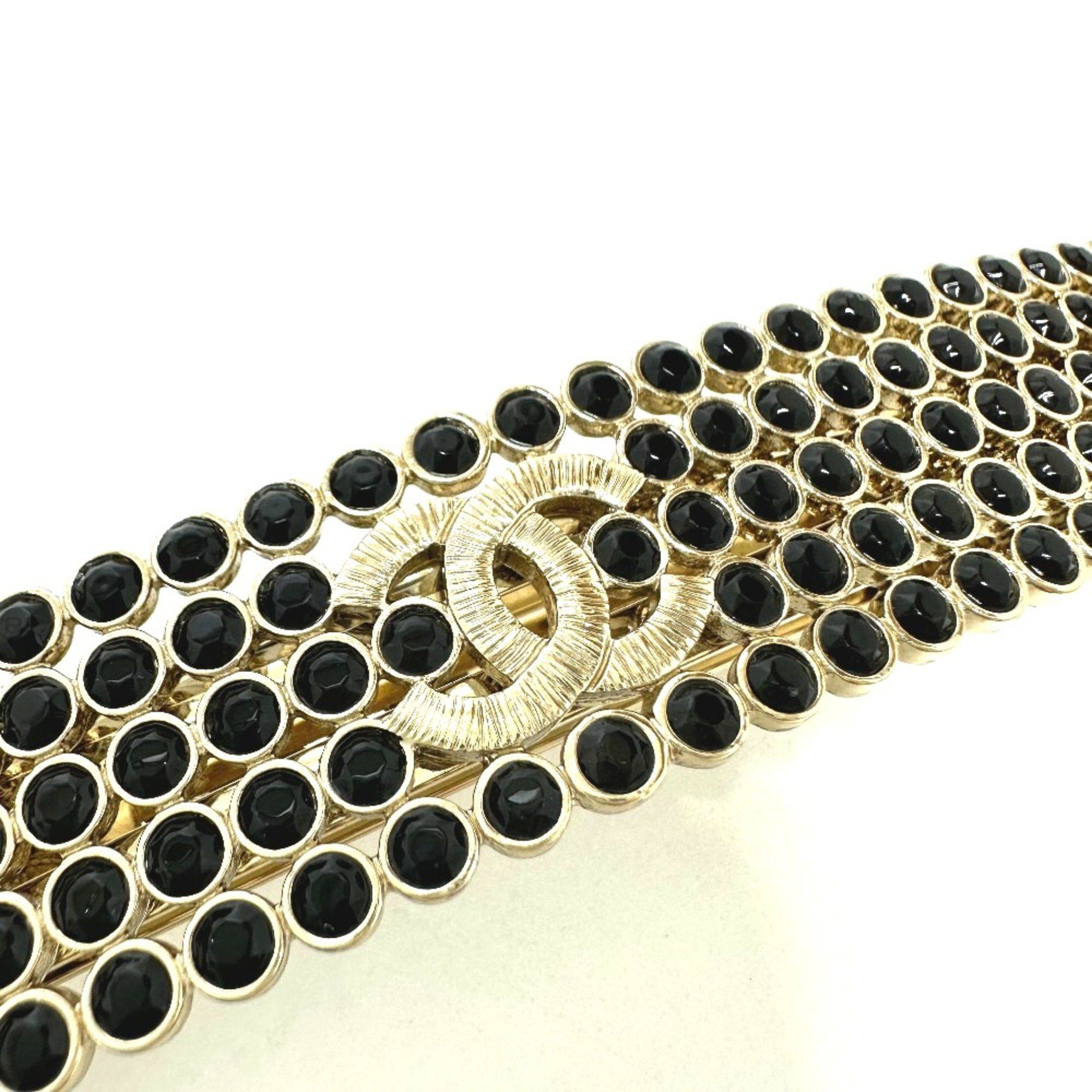 Chanel Chanel logo hair accessory Valletta Gold Size ONE SIZE - 4 Thumbnail