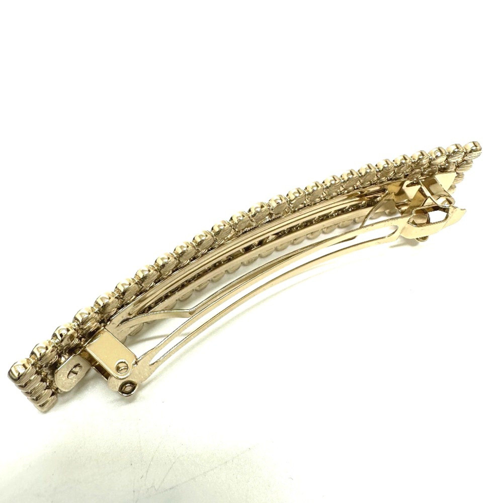 Chanel Chanel logo hair accessory Valletta Gold Size ONE SIZE - 14 Thumbnail