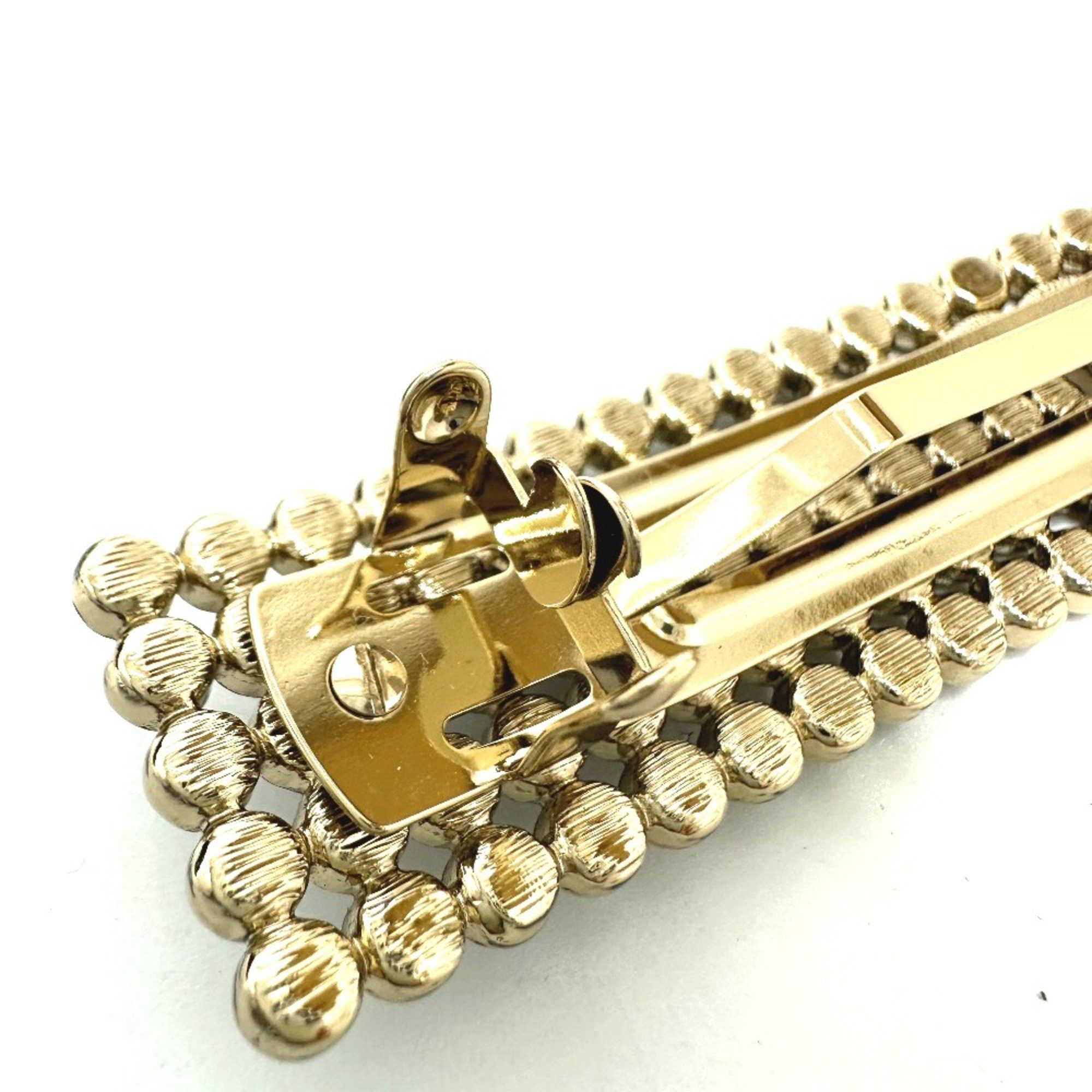 Chanel Chanel logo hair accessory Valletta Gold Size ONE SIZE - 9 Thumbnail