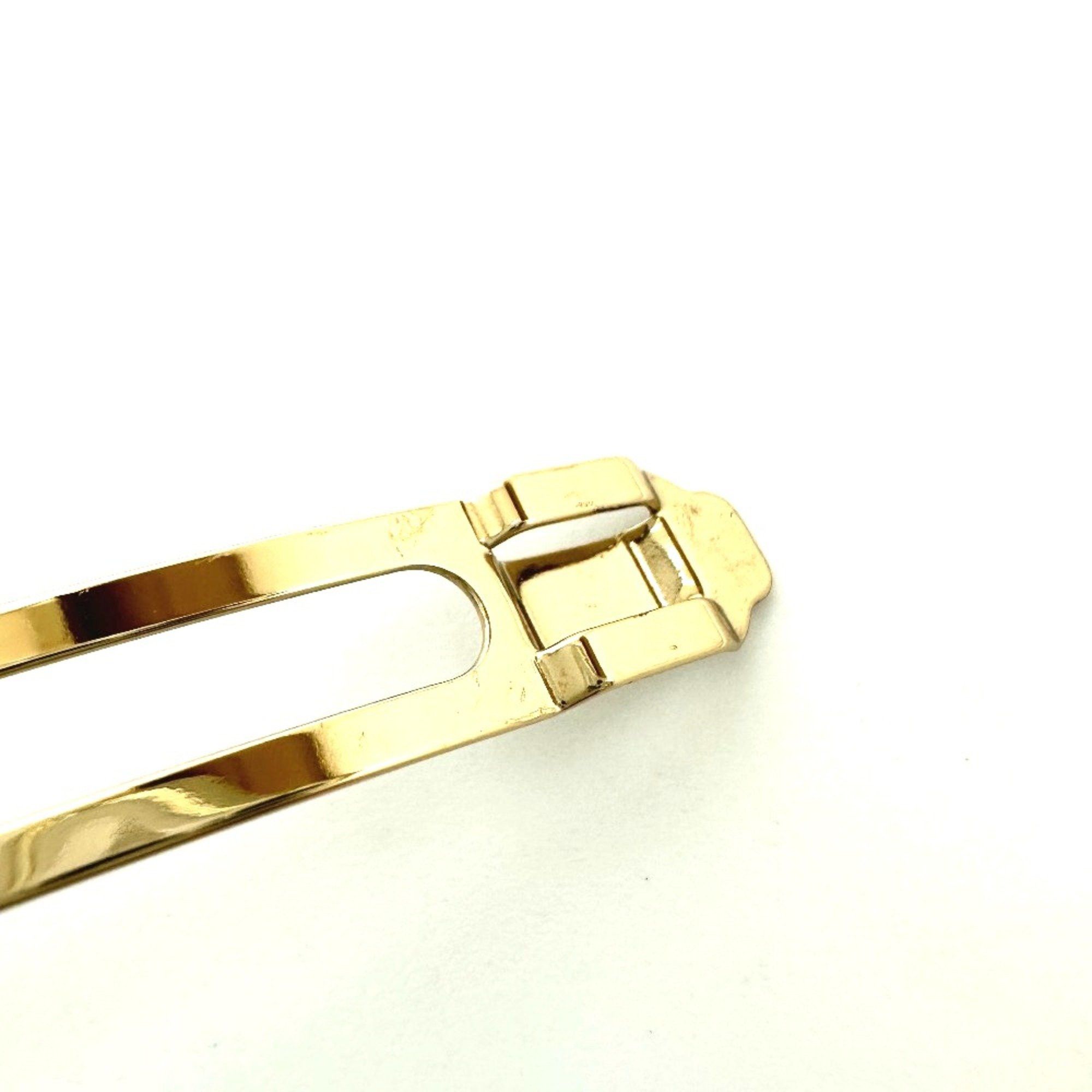 Chanel Chanel logo hair accessory Valletta Gold Size ONE SIZE - 12 Thumbnail
