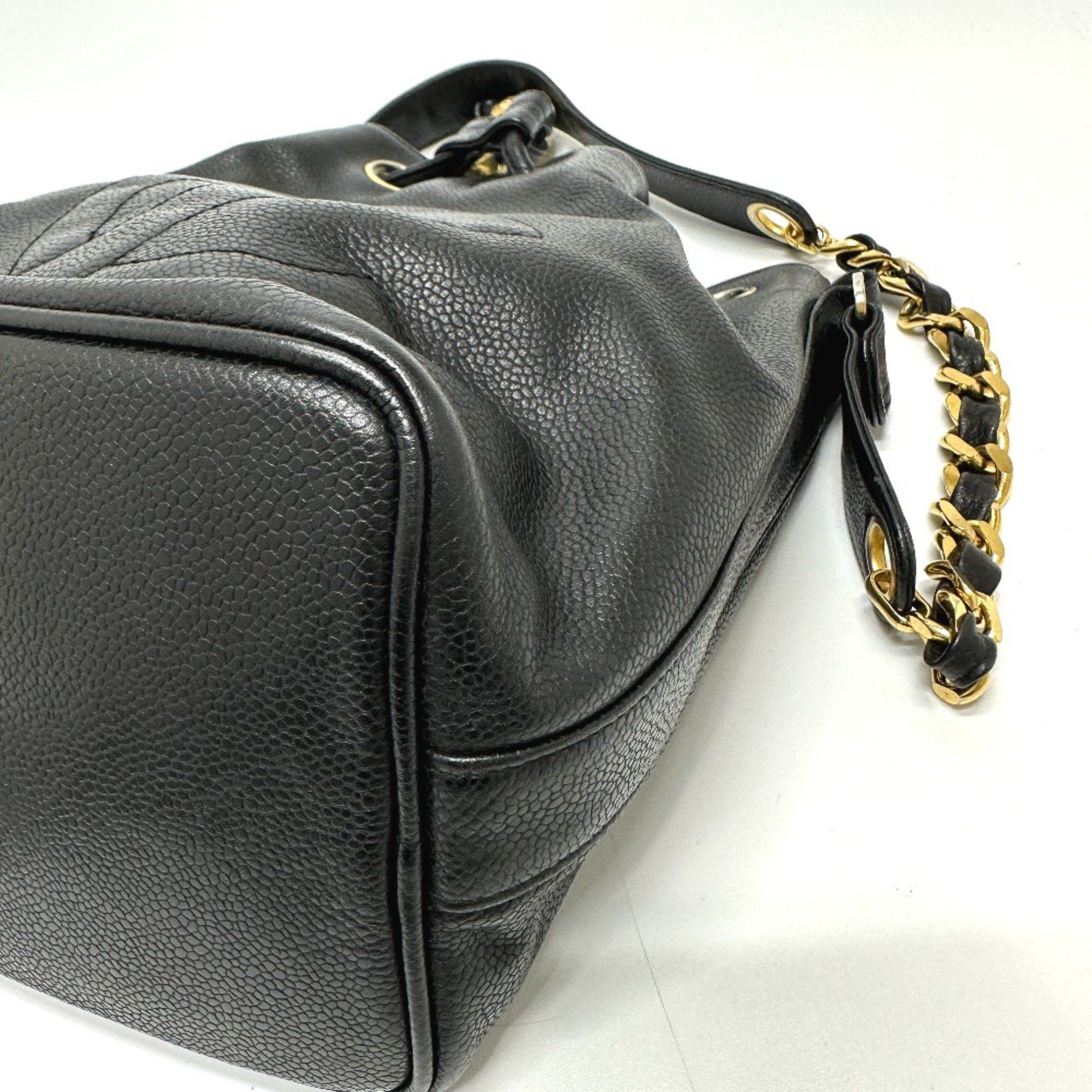 Chanel Chanel CC Mark Crossbody Chain Shoulder Bag Black Size ONE SIZE - 4 Thumbnail