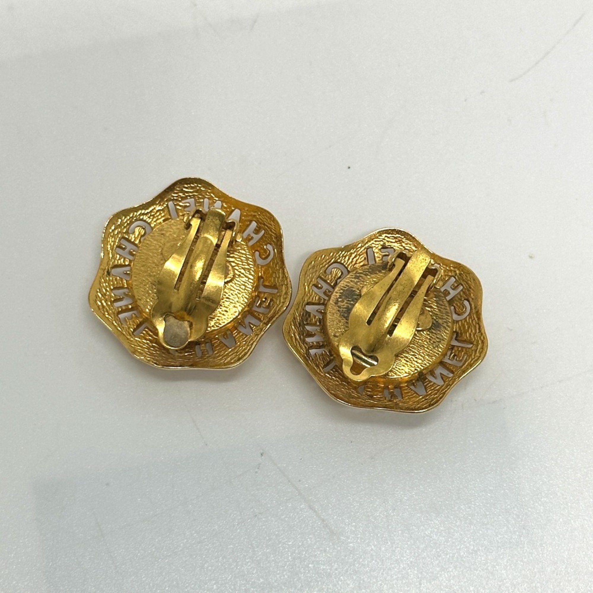 Chanel Chanel CC Mark vintage Earrings Gold Size ONE SIZE - 6 Thumbnail