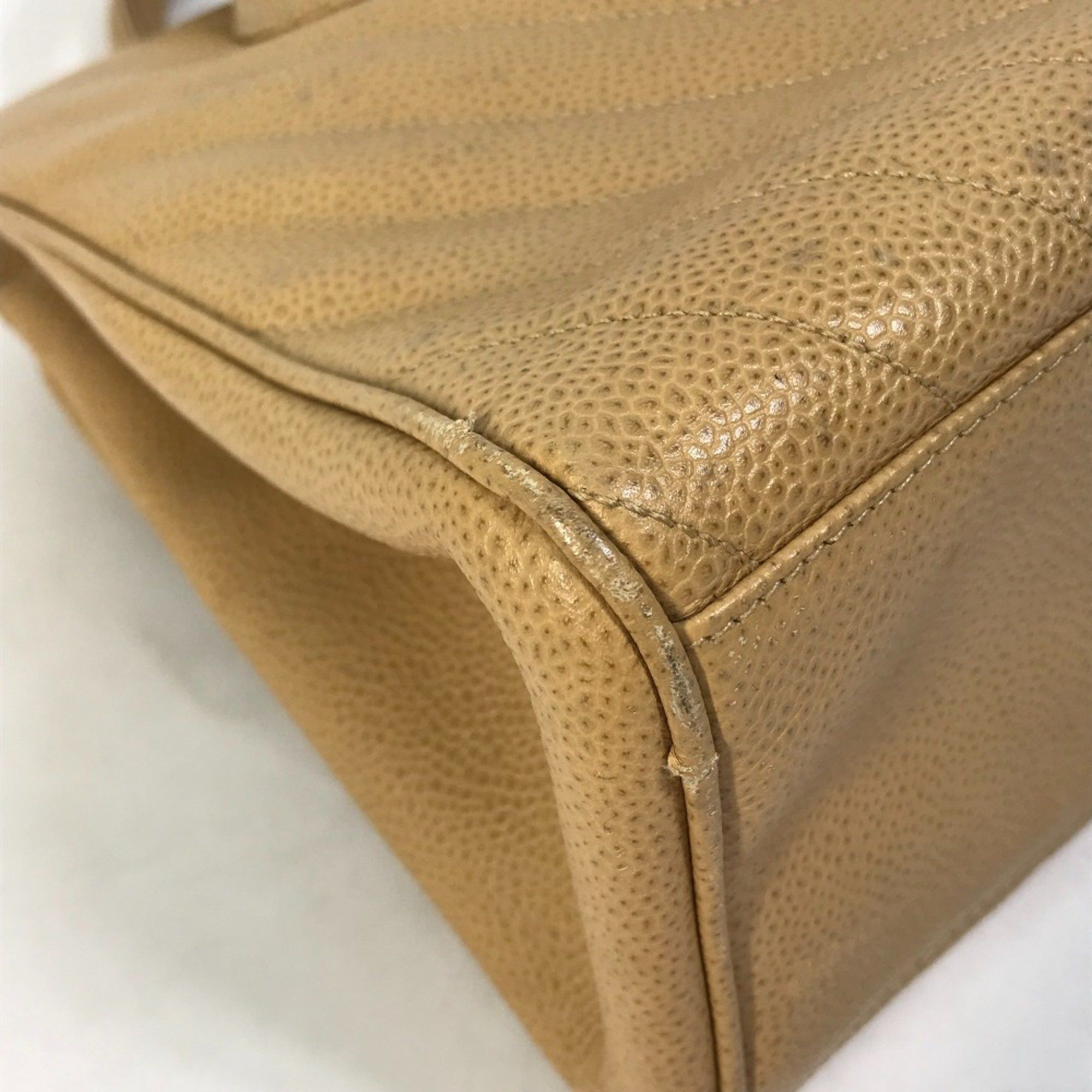 Chanel Chanel Tote Bag Hand Bag Beige Size ONE SIZE - 5 Thumbnail