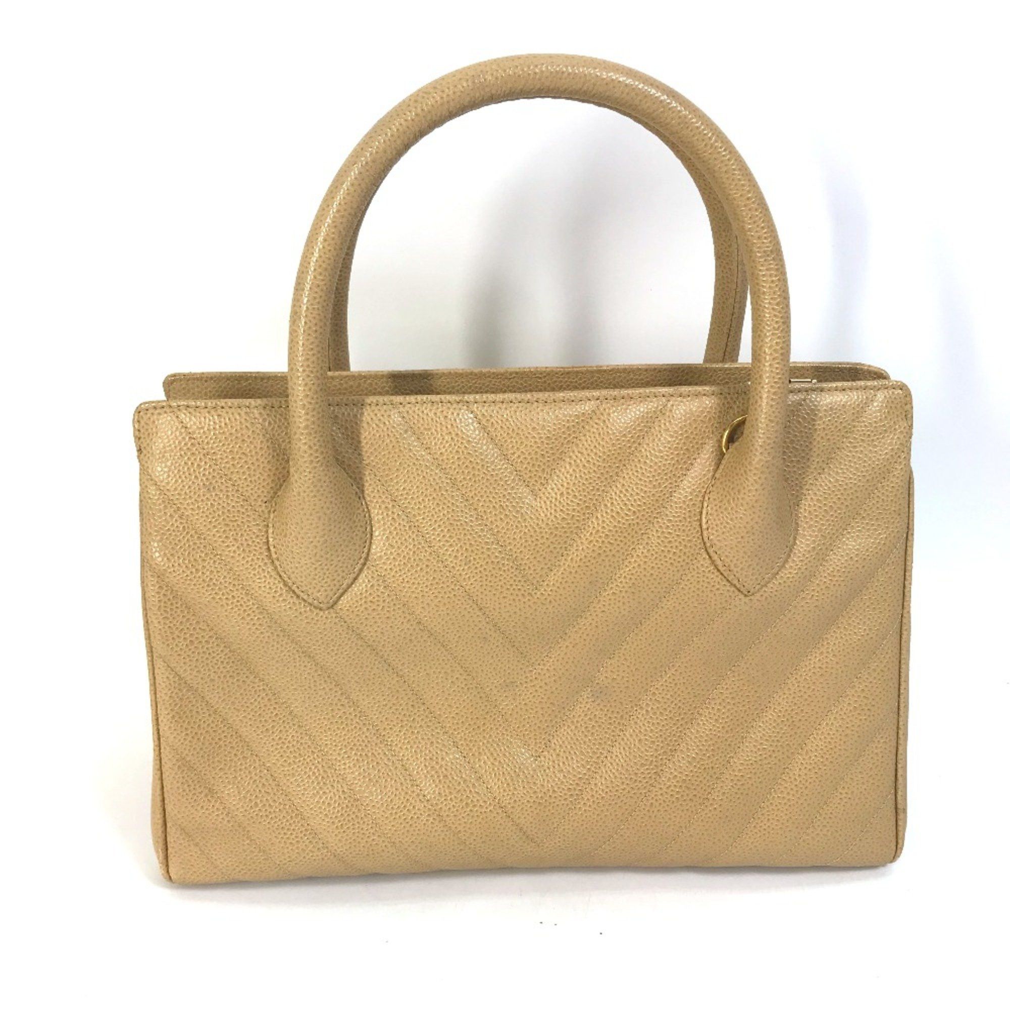 Chanel Chanel Tote Bag Hand Bag Beige Size ONE SIZE - 2 Thumbnail
