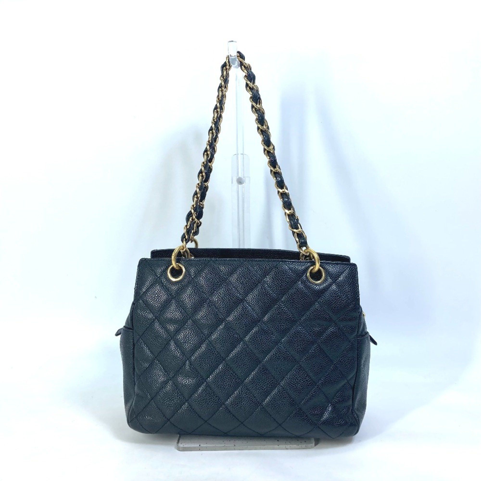 Chanel Chanel CC Mark Chain Tote Bag bag Shoulder Bag Black Gold Size ONE SIZE - 2 Thumbnail