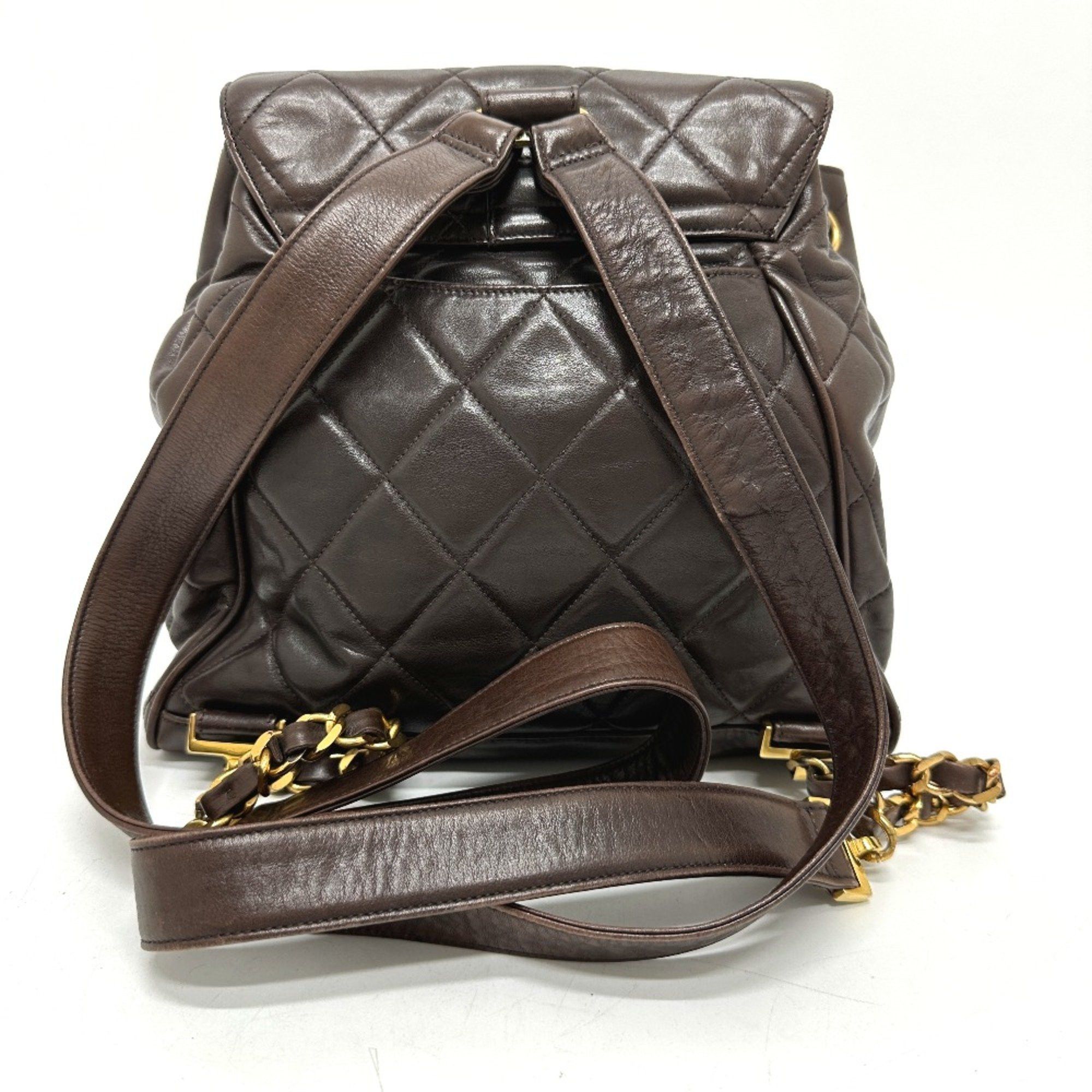 Chanel Chanel CC Mark Chain Backpack Brown GoldHardware Size ONE SIZE - 2 Thumbnail