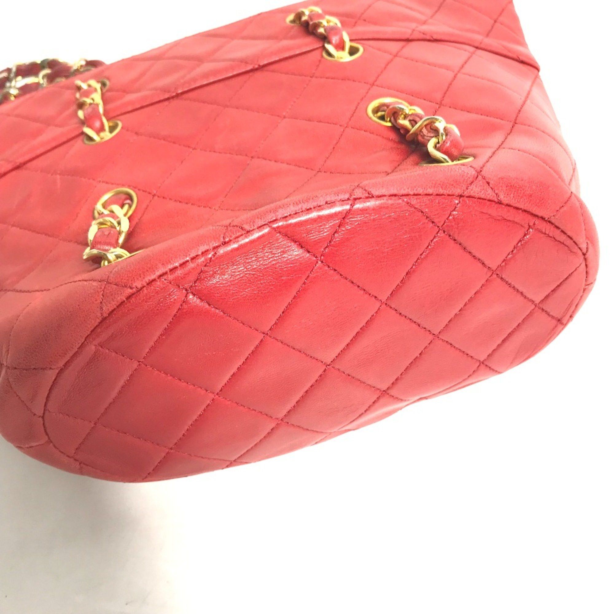 Chanel Chanel vintage Chain Shoulder Hand Bag Shoulder Bag Red Gold Size ONE SIZE - 4 Thumbnail
