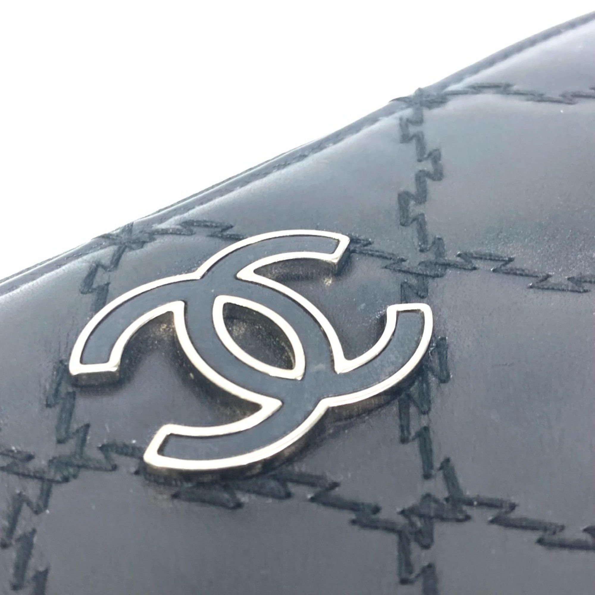 Chanel Chanel CC Mark CC Zip Around Long Wallet Black Size ONE SIZE - 5 Thumbnail