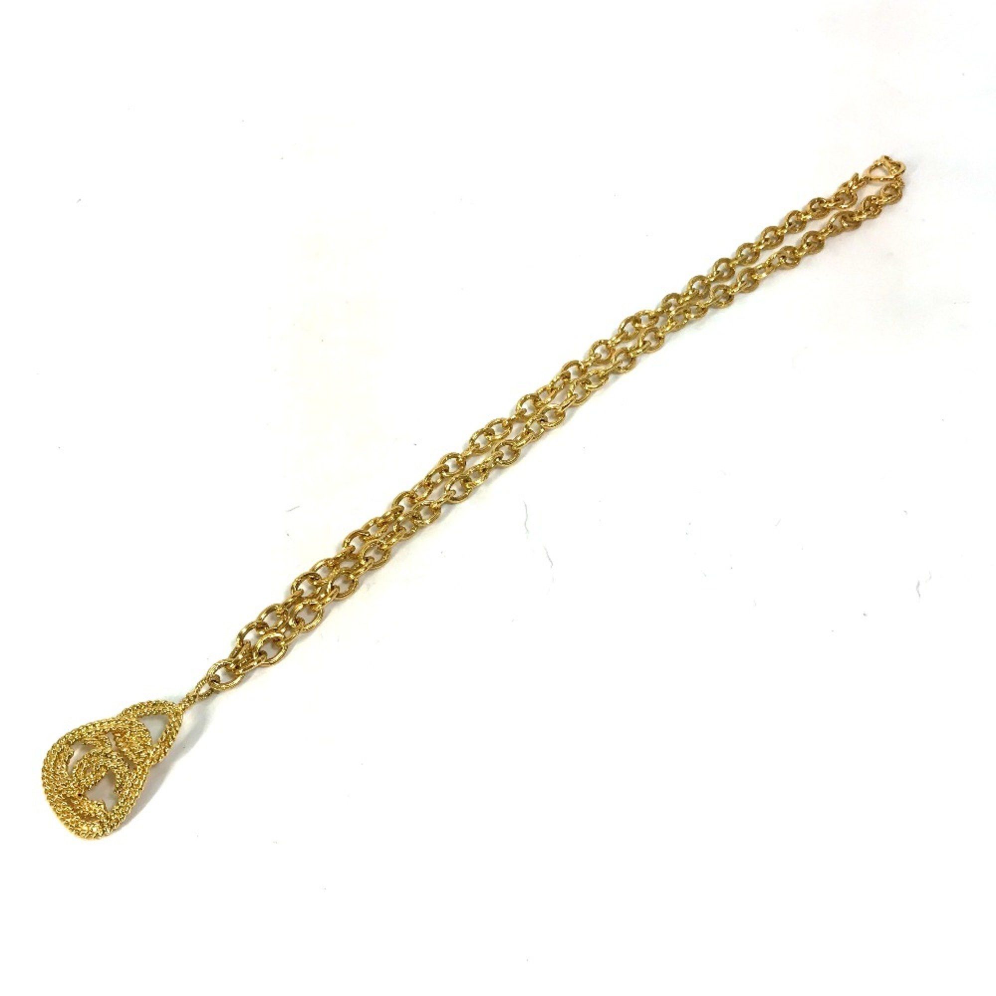 Chanel Chanel CC Mark Accessories Necklace Gold Size ONE SIZE - 3 Thumbnail