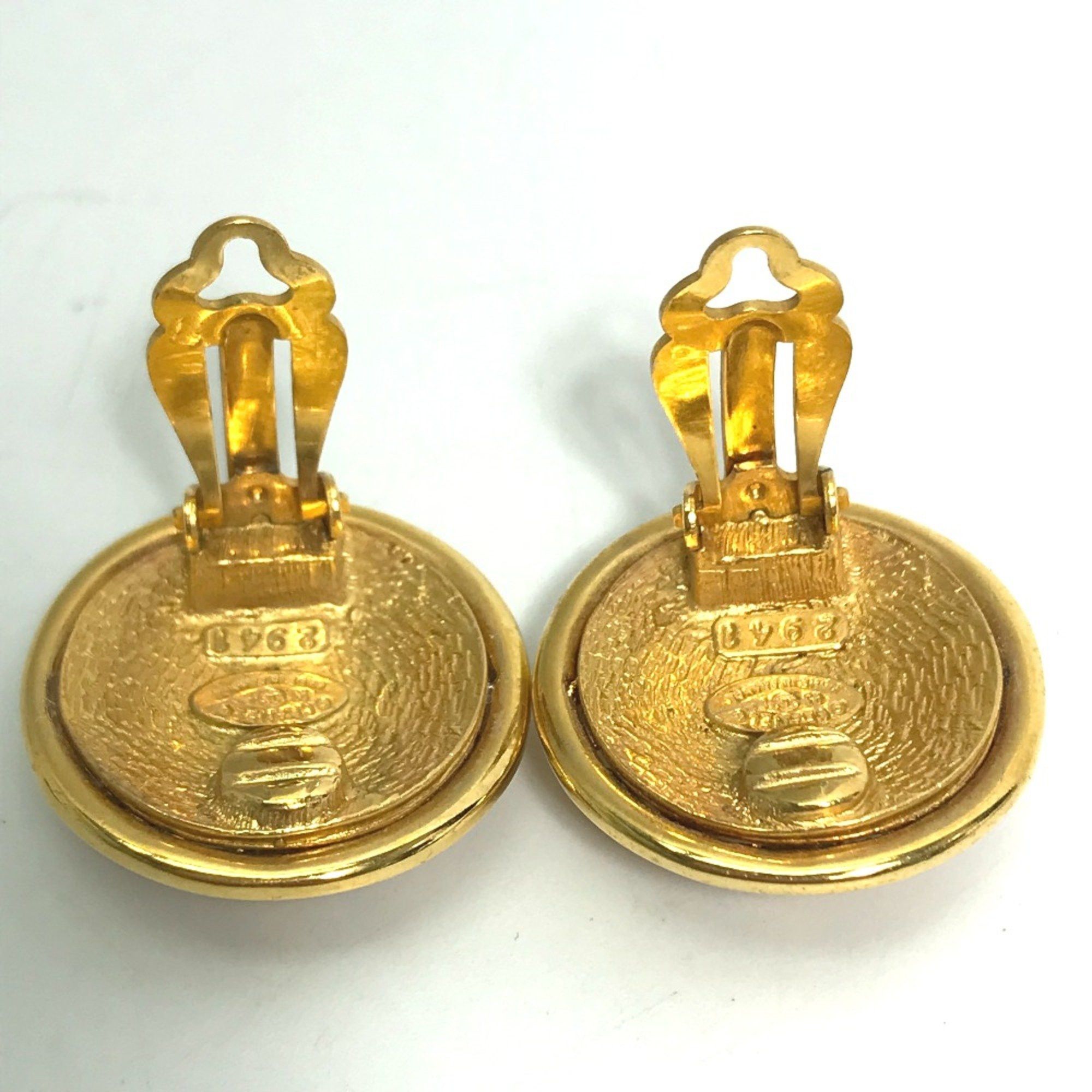 Chanel Chanel 93P vintage Earrings Gold Size ONE SIZE - 6 Thumbnail