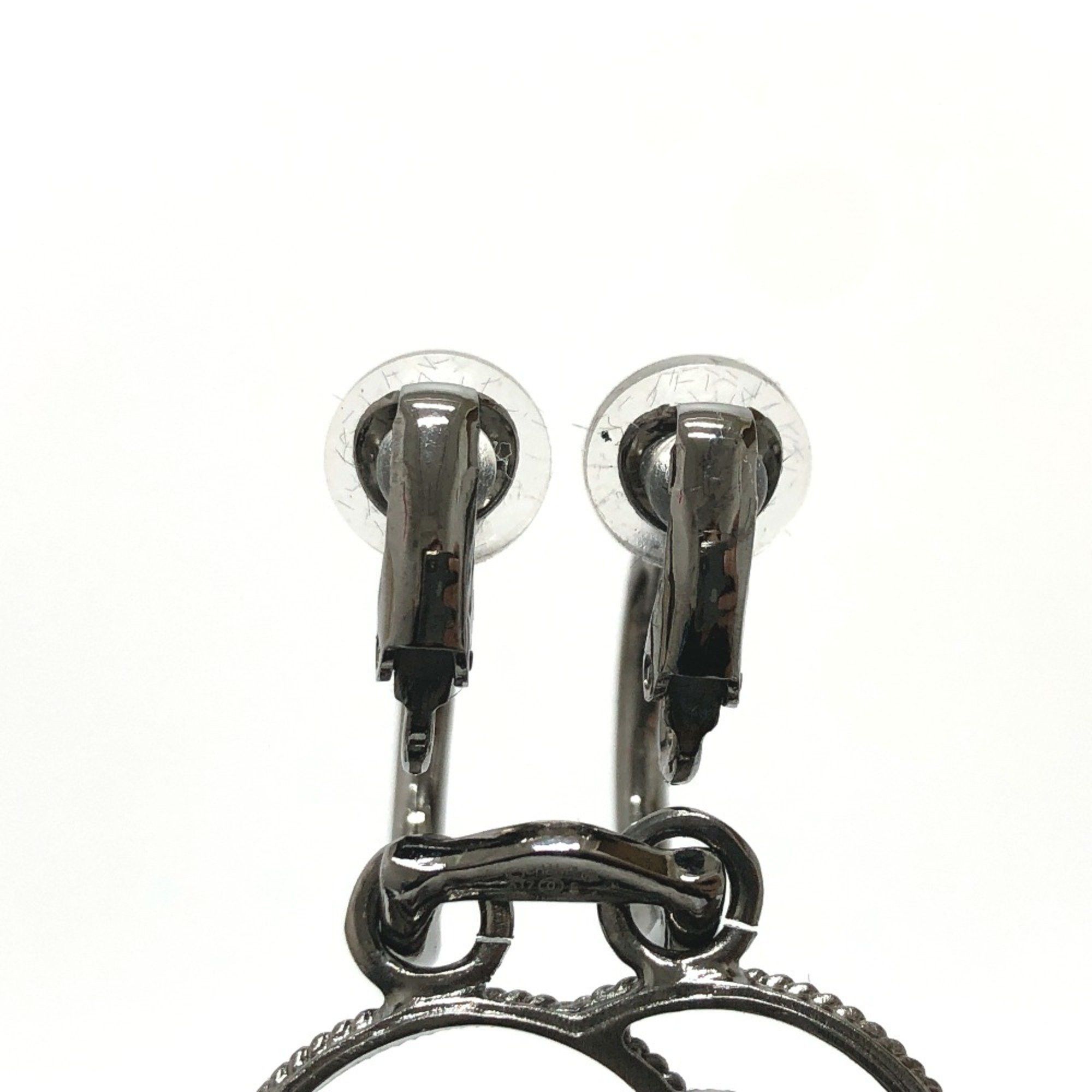Chanel Chanel CC Mark A17S Earrings Black Size ONE SIZE - 8 Thumbnail
