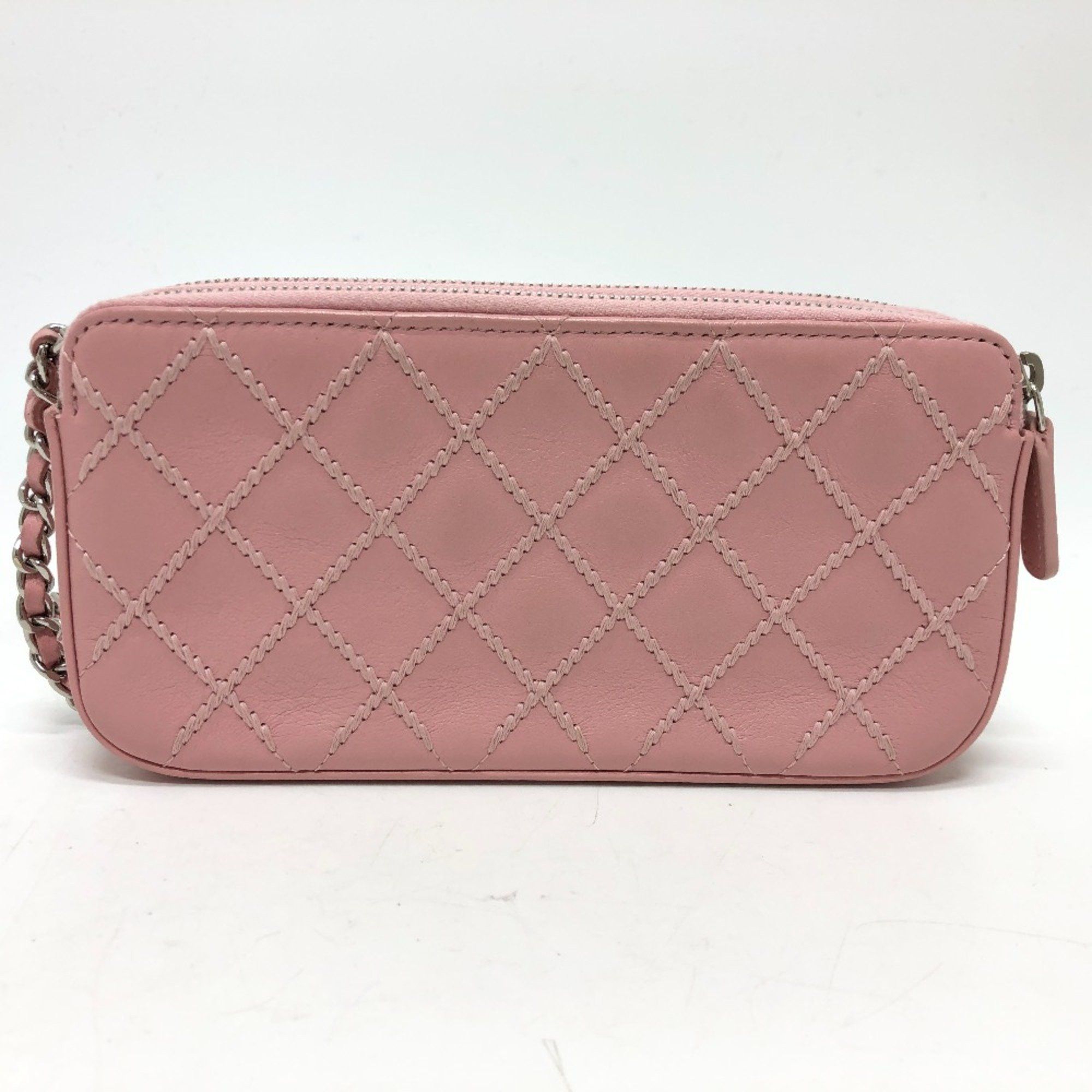 Chanel Chanel A82527 CC Mark Chain Wallet Long Wallet Shoulder Bag pink Lining Multicolore/SilverHardware Size ONE SIZE - 2 Thumbnail