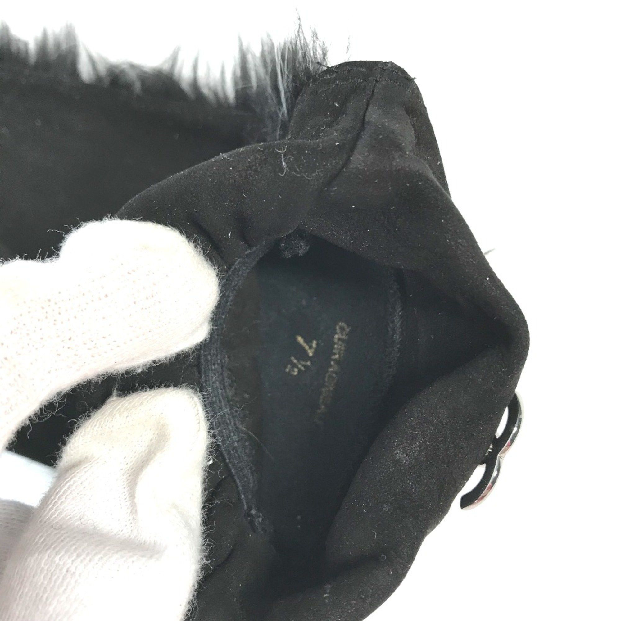 Chanel Chanel mitten type gloves Glove Black WhiteBased Size ONE SIZE - 8 Thumbnail