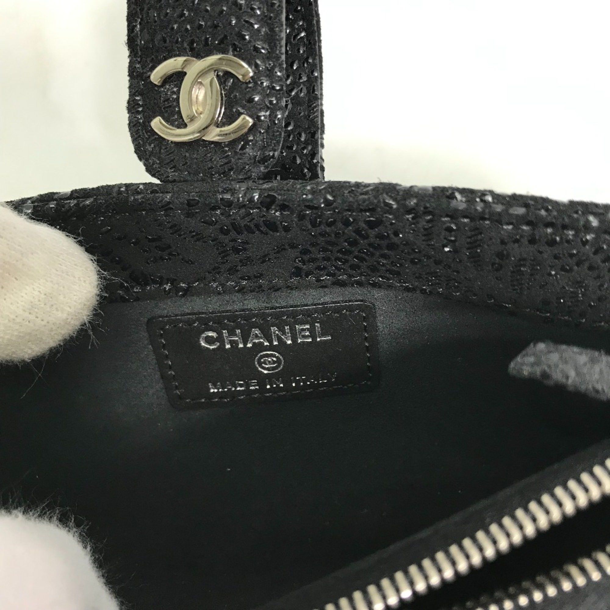 Chanel Chanel CC Mark CC coin purse Pouch Black Size ONE SIZE - 9 Thumbnail