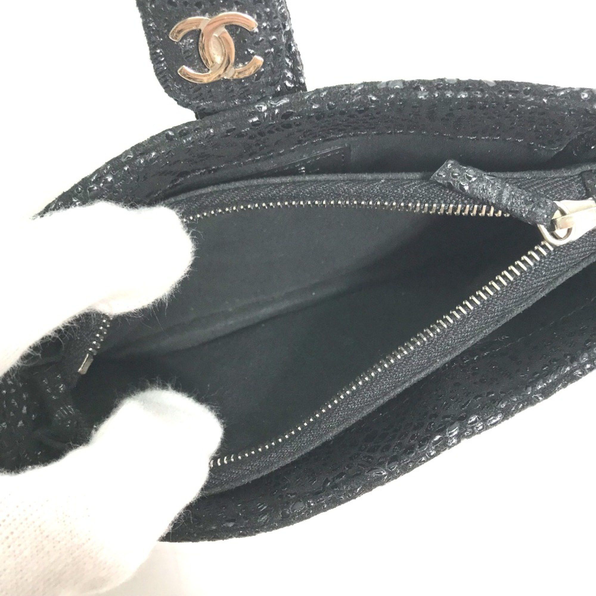 Chanel Chanel CC Mark CC coin purse Pouch Black Size ONE SIZE - 8 Thumbnail