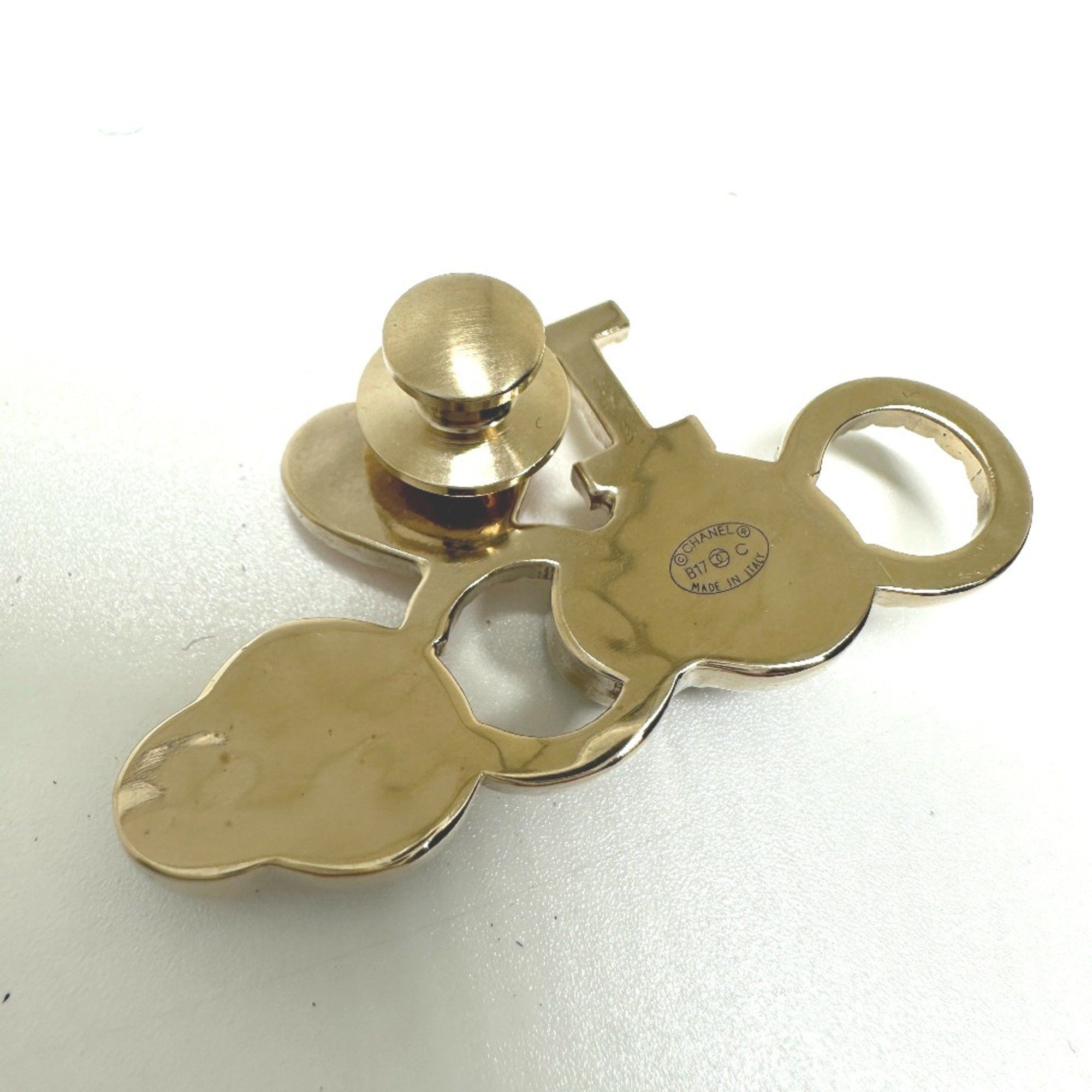 Chanel Chanel I COCO Accessories B17C Brooch Gold Size ONE SIZE - 3 Thumbnail