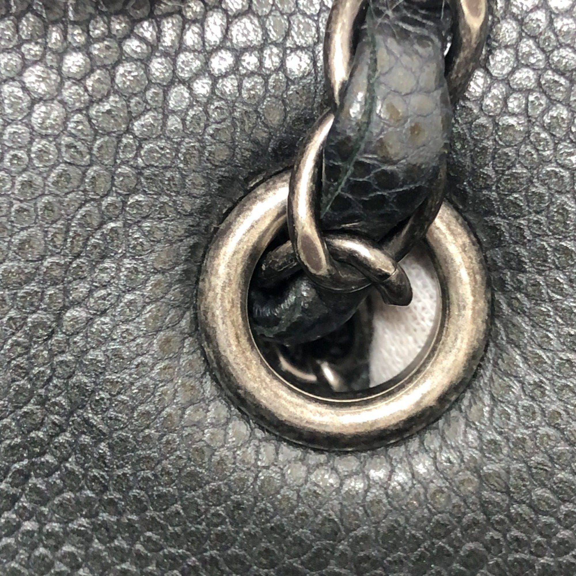 Chanel Chanel CC Mark Chain Bag Hand Bag Shoulder Bag gray Black Size ONE SIZE - 15 Thumbnail
