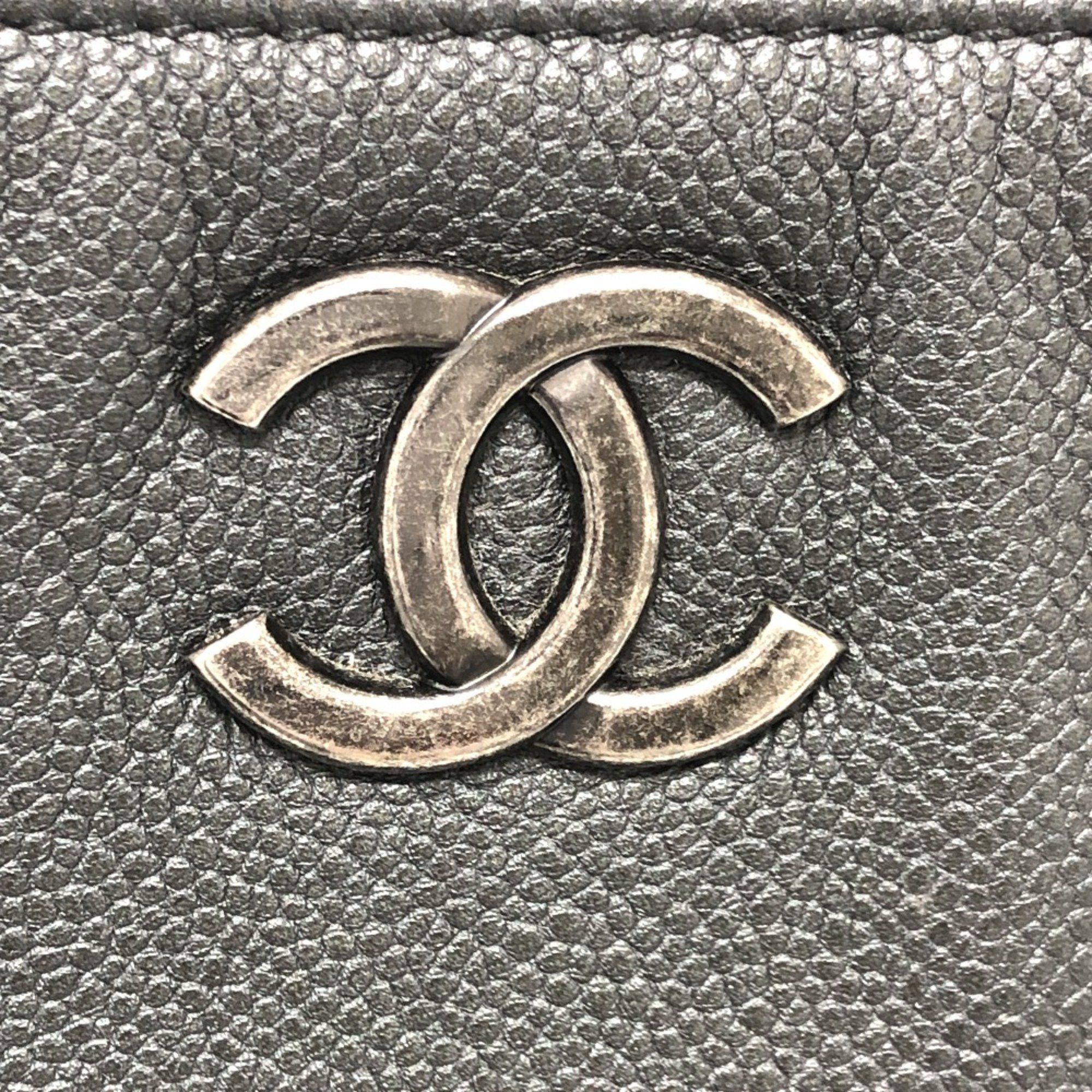 Chanel Chanel CC Mark Chain Bag Hand Bag Shoulder Bag gray Black Size ONE SIZE - 9 Thumbnail