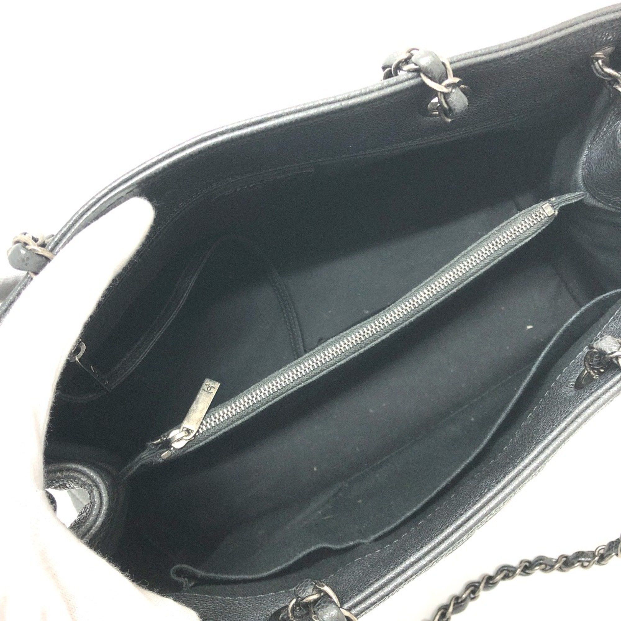 Chanel Chanel CC Mark Chain Bag Hand Bag Shoulder Bag gray Black Size ONE SIZE - 11 Thumbnail
