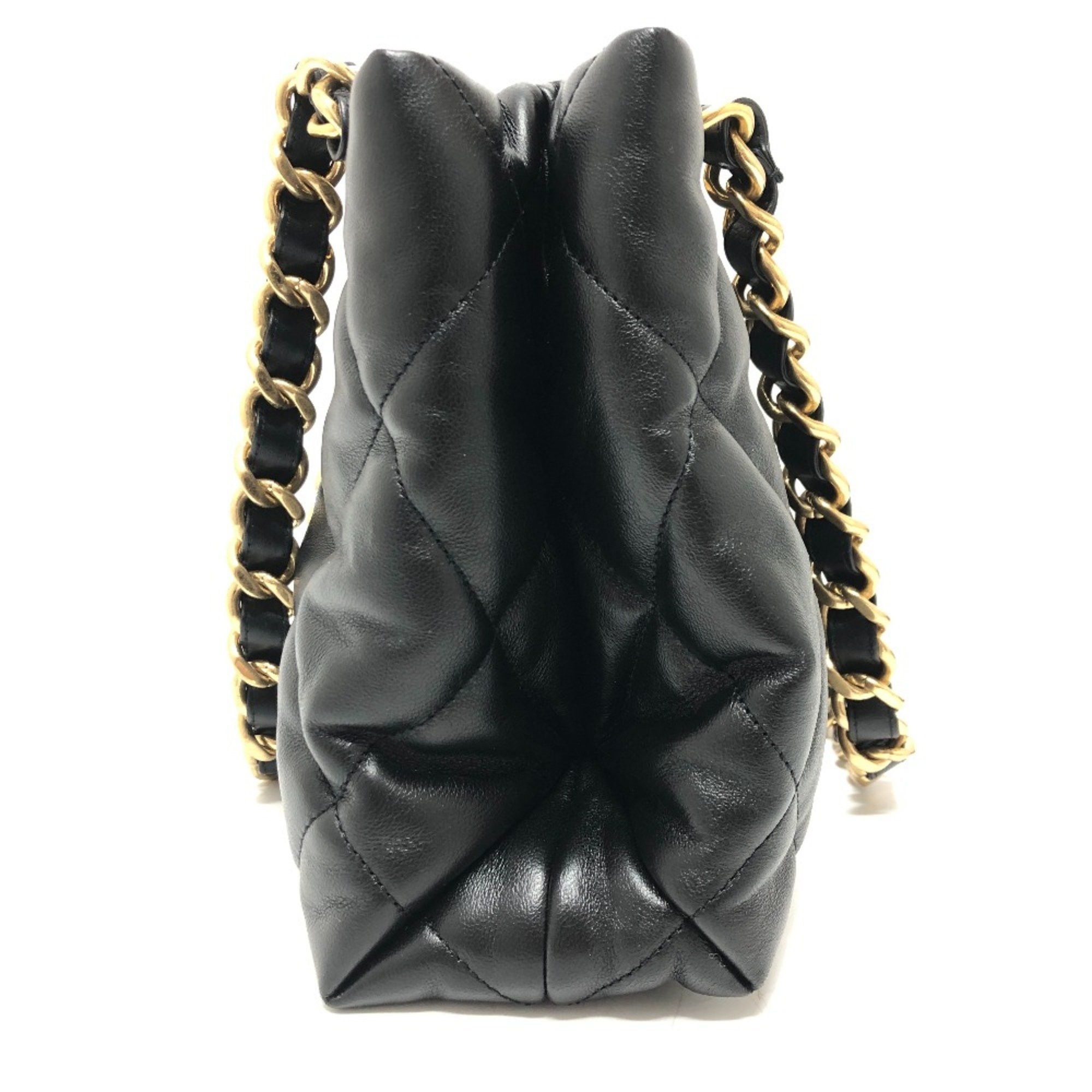 Chanel Chanel AS3502 CC Mark CC Chain bag Shoulder Shoulder Bag Black GoldHardware Size ONE SIZE - 4 Thumbnail