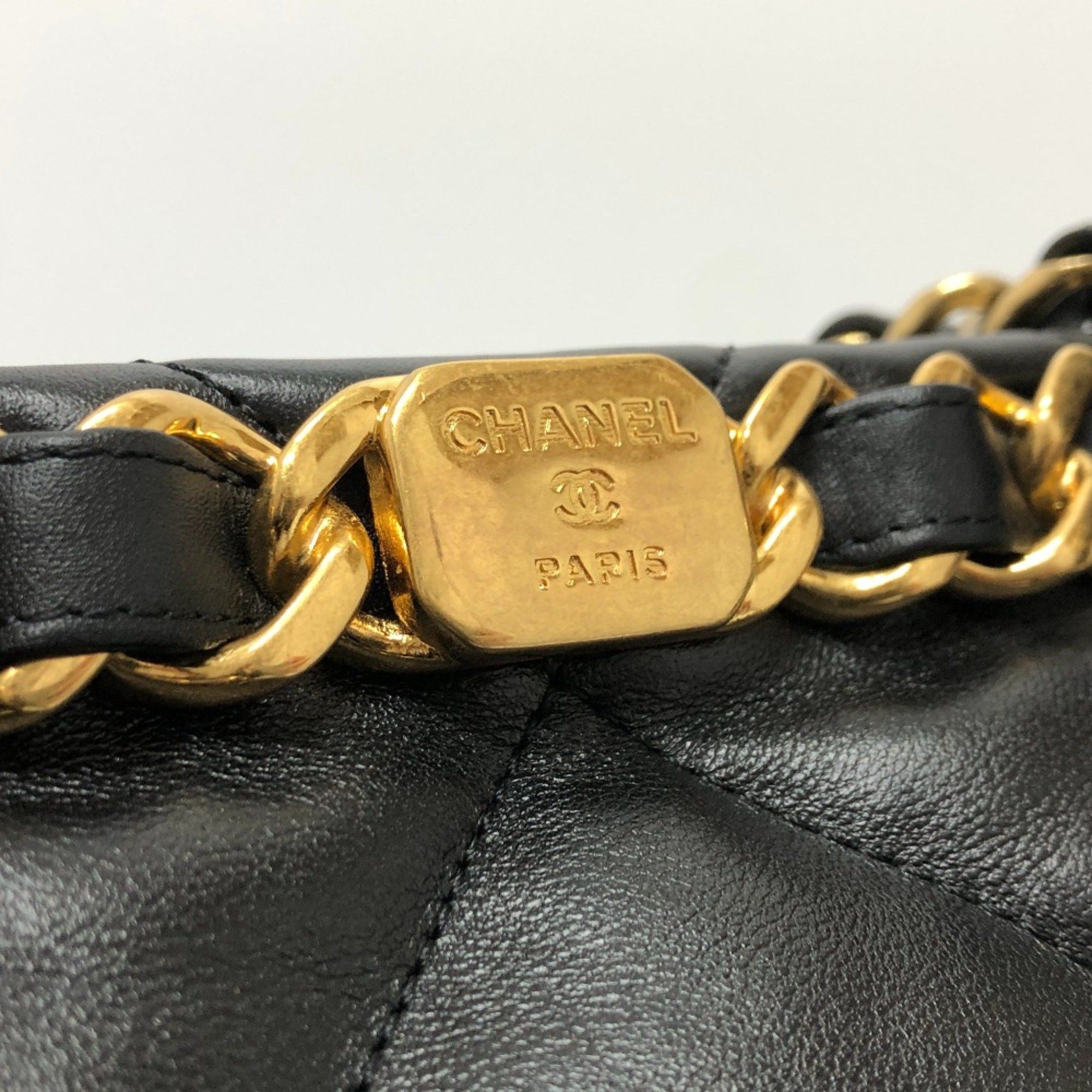 Chanel Chanel AS3502 CC Mark CC Chain bag Shoulder Shoulder Bag Black GoldHardware Size ONE SIZE - 10 Thumbnail