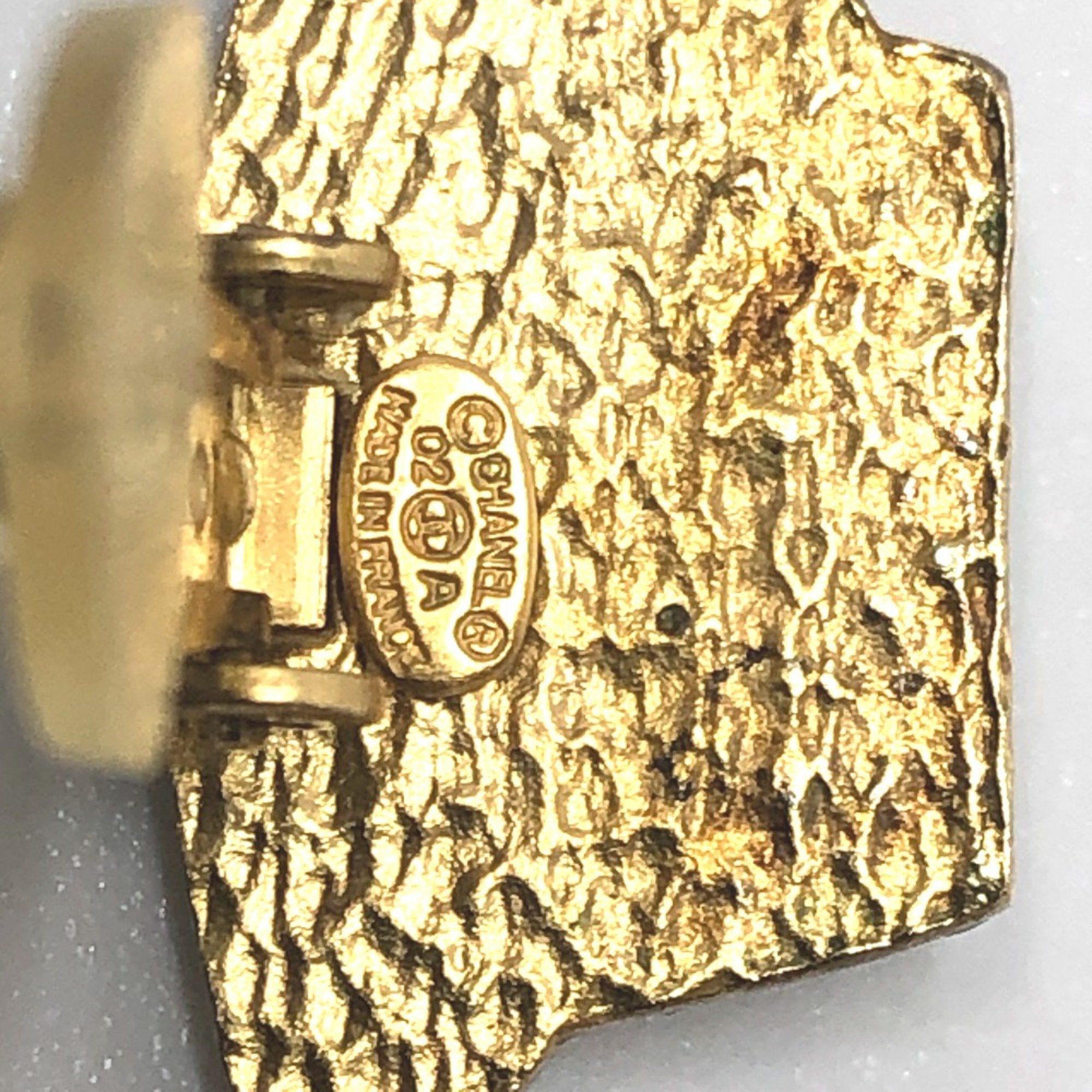 Chanel Chanel 02A Earrings Black GoldHardware Size ONE SIZE - 5 Thumbnail