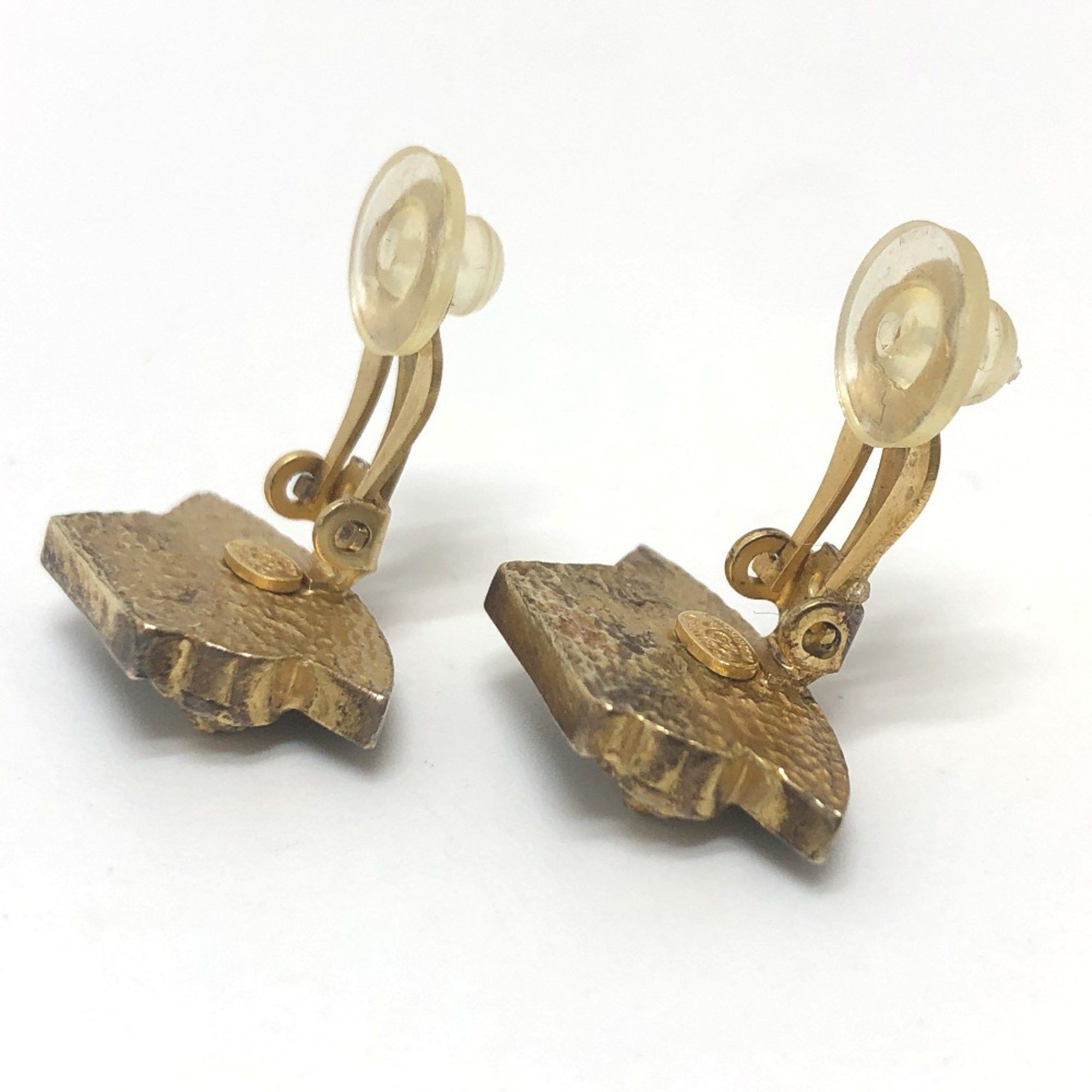 Chanel Chanel 02A Earrings Black GoldHardware Size ONE SIZE - 3 Thumbnail