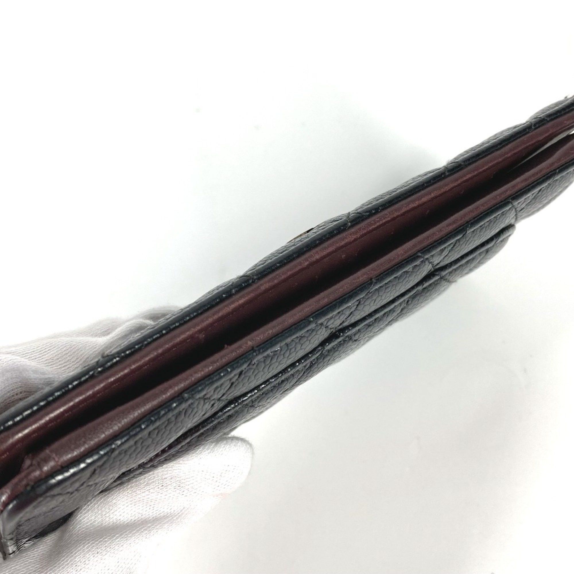 Chanel Chanel Long wallet Two fold Long Wallet Black SilverHardware Size ONE SIZE - 12 Thumbnail