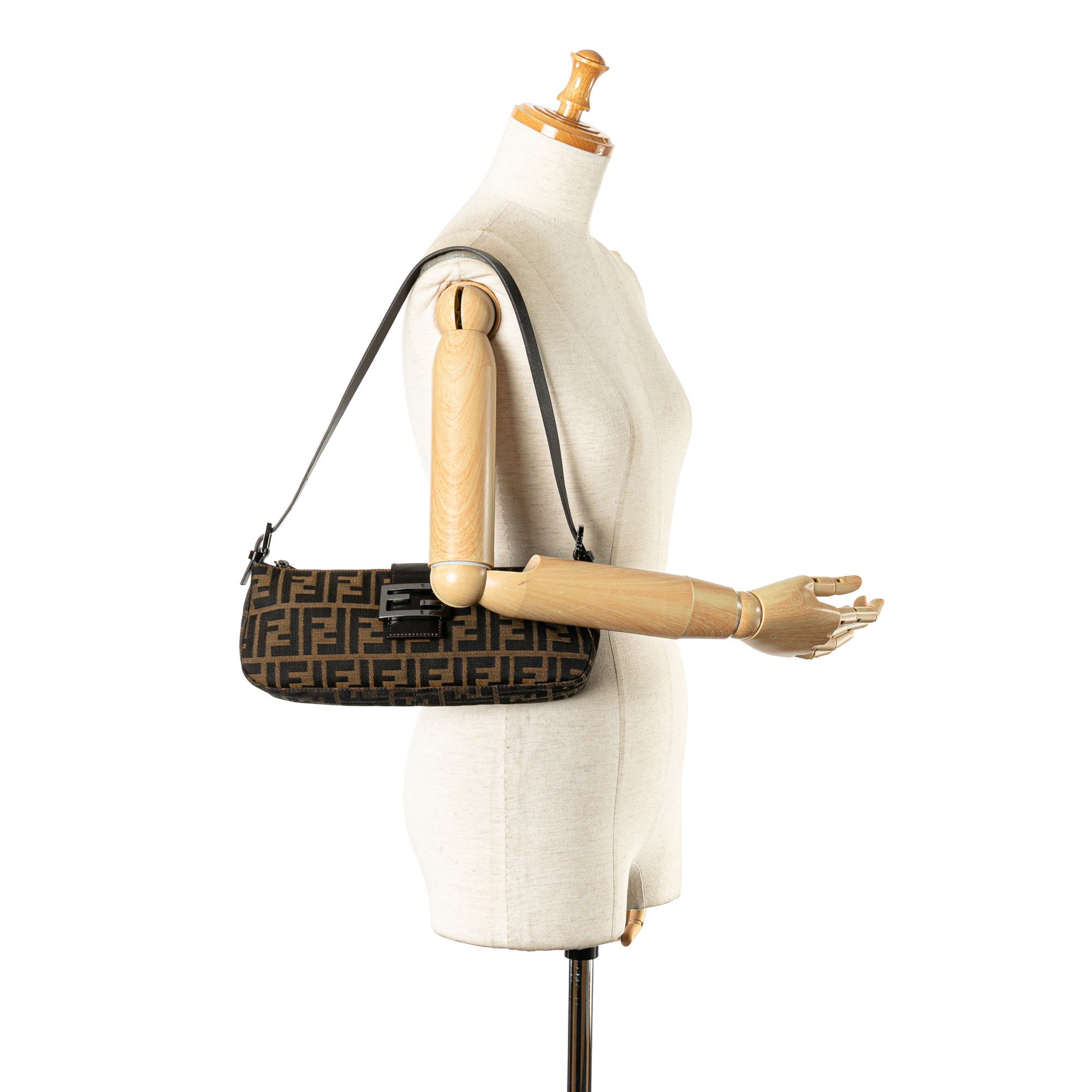 Fendi Fendi Zucca Canvas Shoulder Bag Size ONE SIZE - 12 Thumbnail