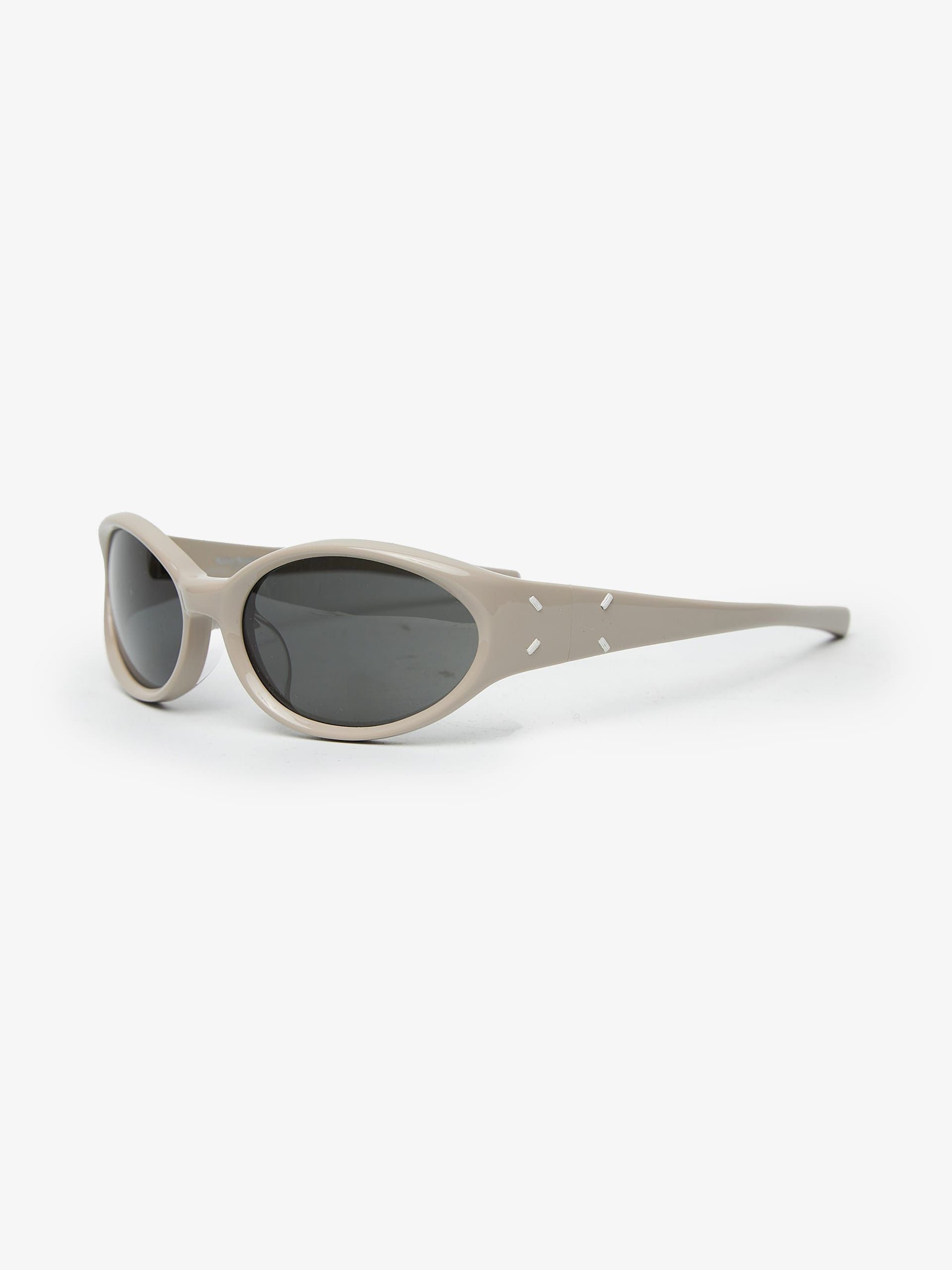 Maison Margiela Light Gray Logo Sunglasses Size ONE SIZE - 2 Thumbnail